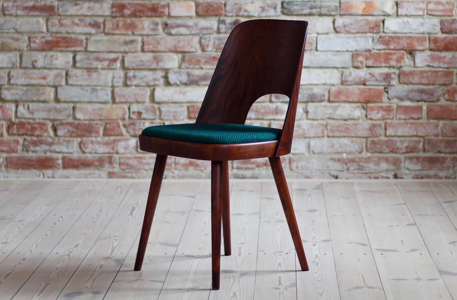 Set of 4 Dining Chairs by Oswald Haerdtl, Reupholstered in Kvadrat For Sale 4