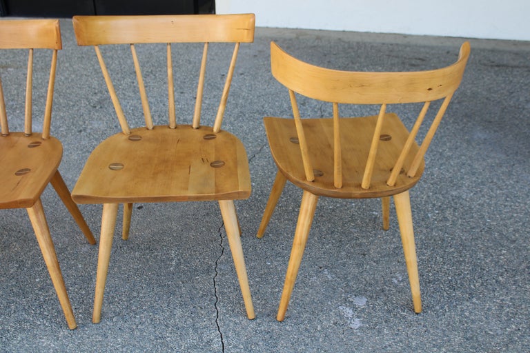 American Set of 4 Dining Chairs by Paul McCobb for the Winchendon Furniture Co. For Sale