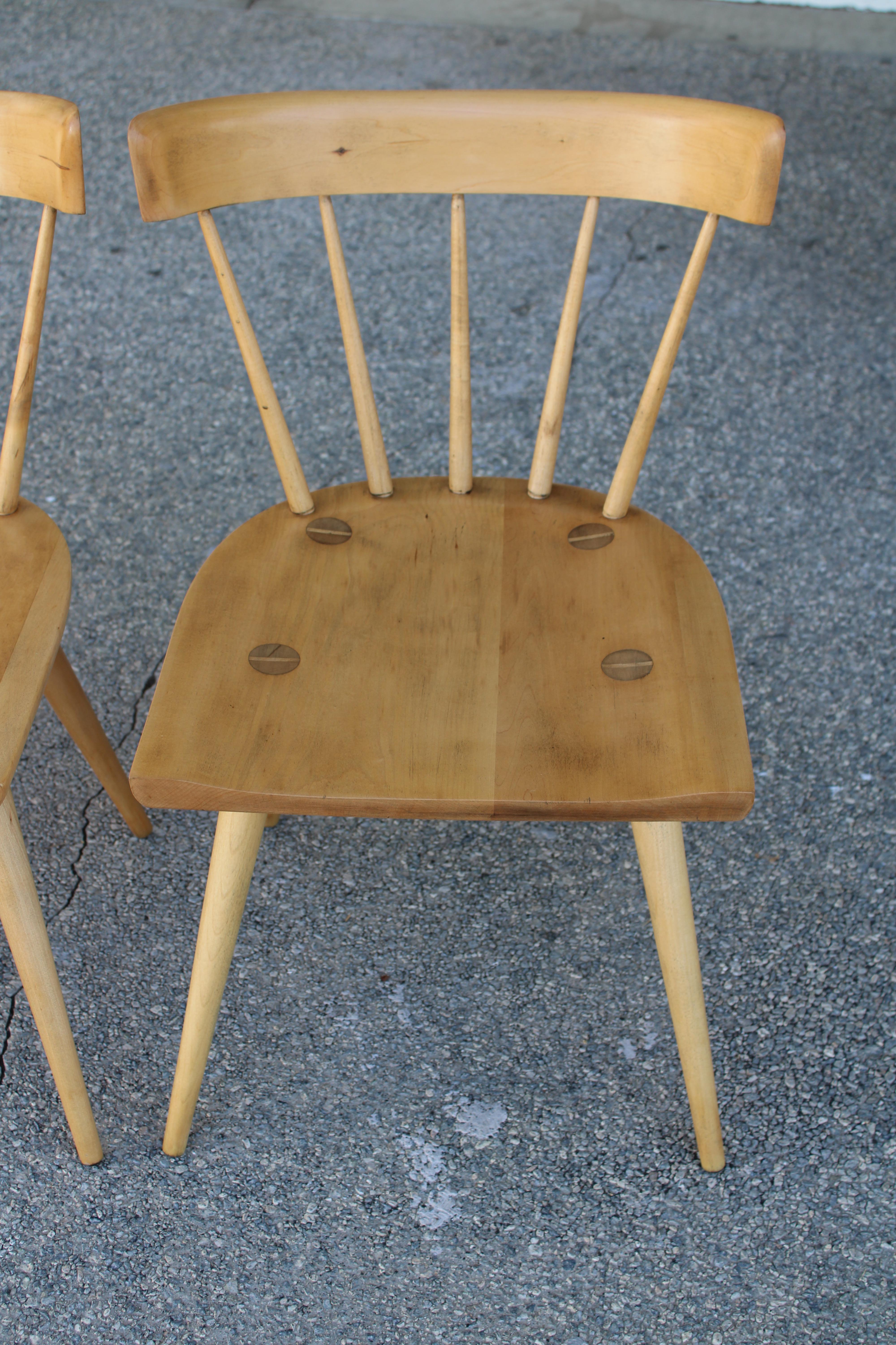 Mid-20th Century Set of 4 Dining Chairs by Paul McCobb for the Winchendon Furniture Co. For Sale