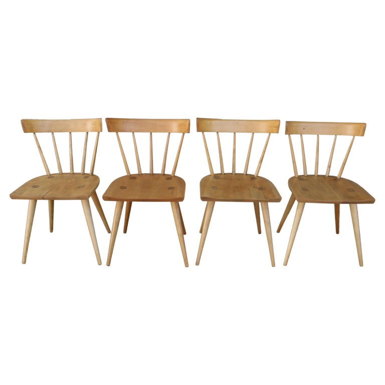 Set of 4 Dining Chairs by Paul McCobb for the Winchendon Furniture Co. For Sale