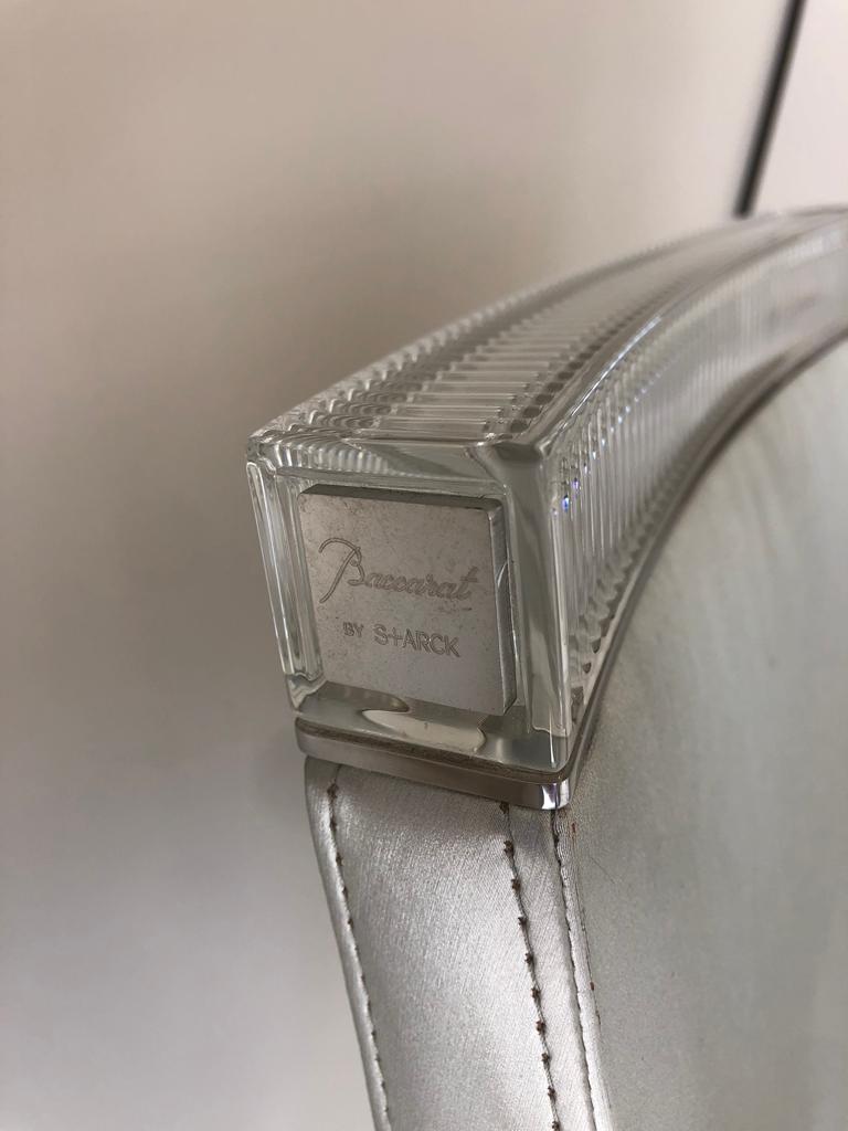 Francese Set di 4 sedie da pranzo di Philippe Starck per Baccarat in vendita