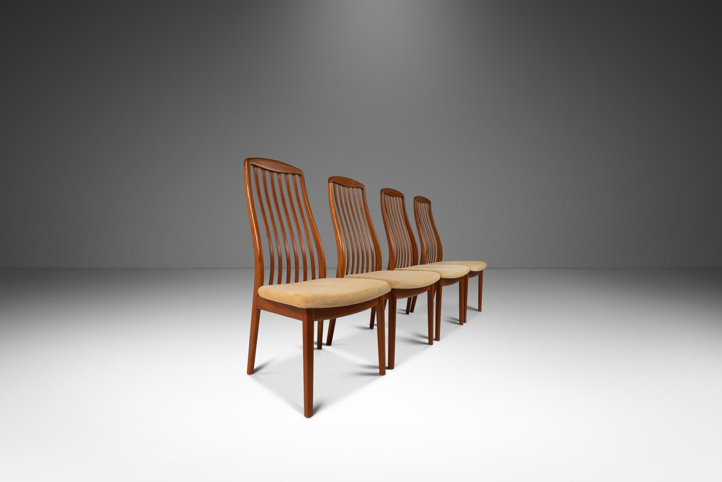 Set of 4 Dining Chairs by Preben Schou Andersen for Schou Andersen Møbelfabrik 5