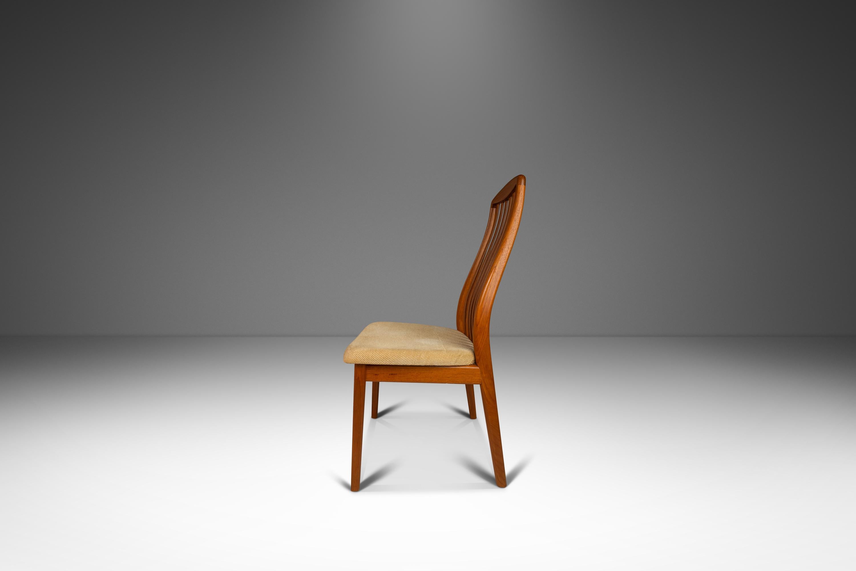 Danish Set of 4 Dining Chairs by Preben Schou Andersen for Schou Andersen Møbelfabrik