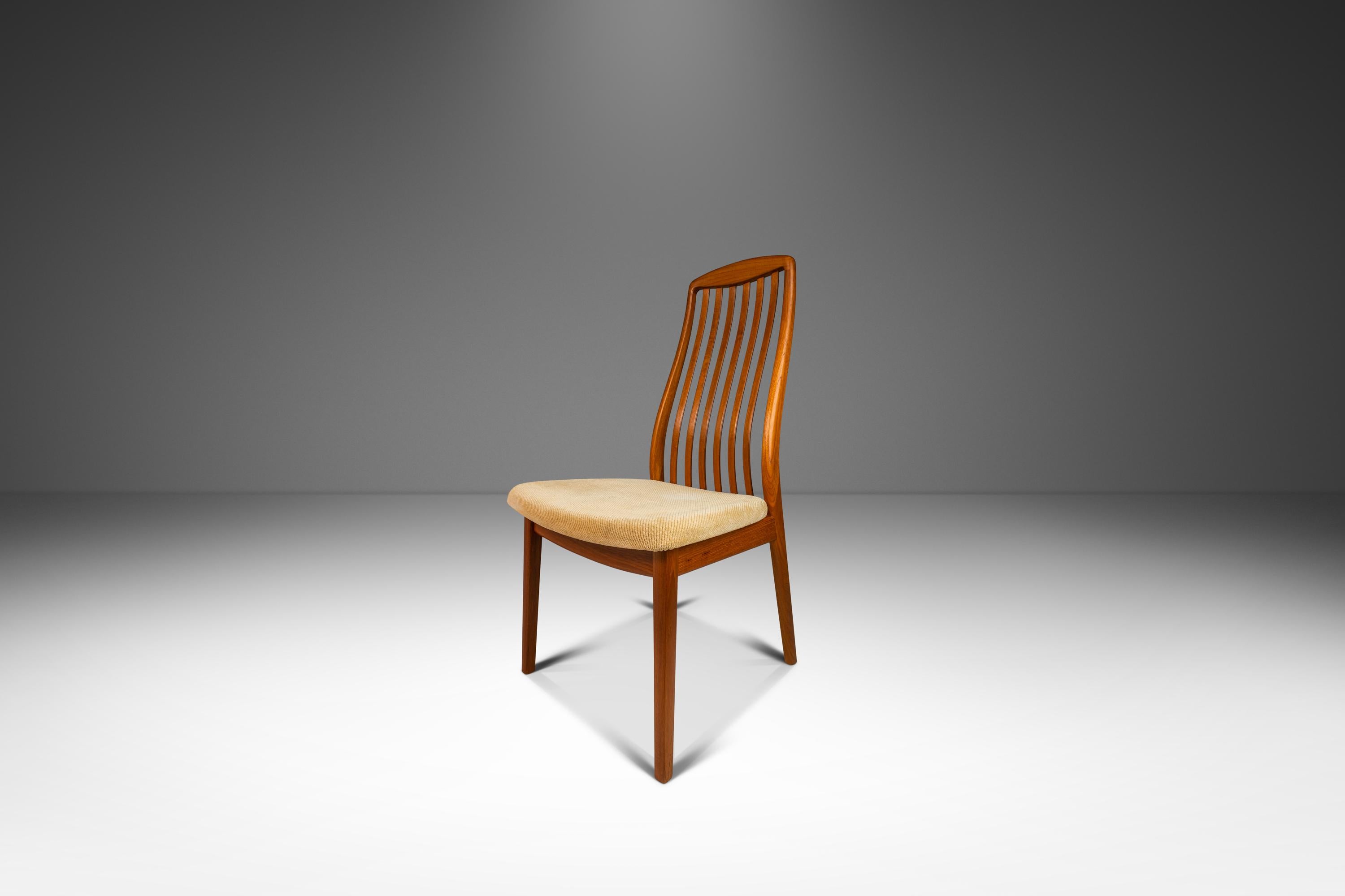 Set of 4 Dining Chairs by Preben Schou Andersen for Schou Andersen Møbelfabrik In Good Condition In Deland, FL
