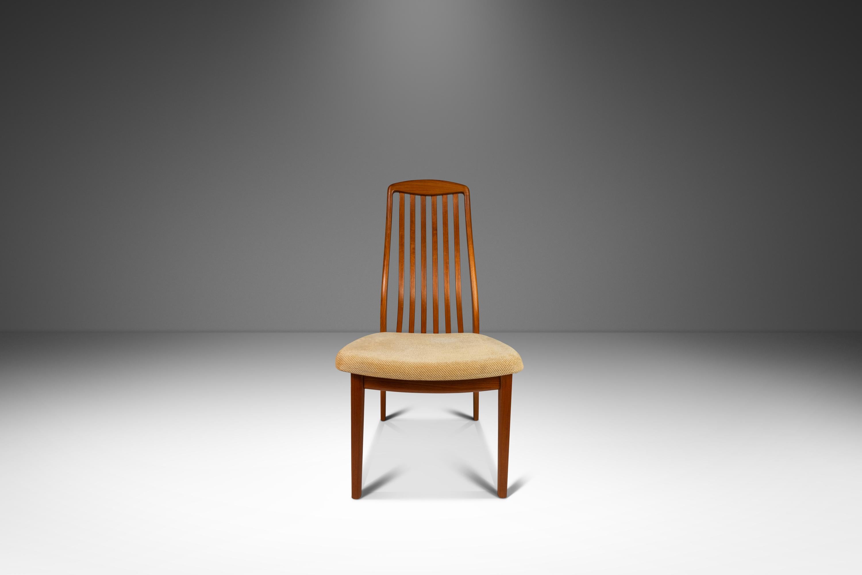 Late 20th Century Set of 4 Dining Chairs by Preben Schou Andersen for Schou Andersen Møbelfabrik