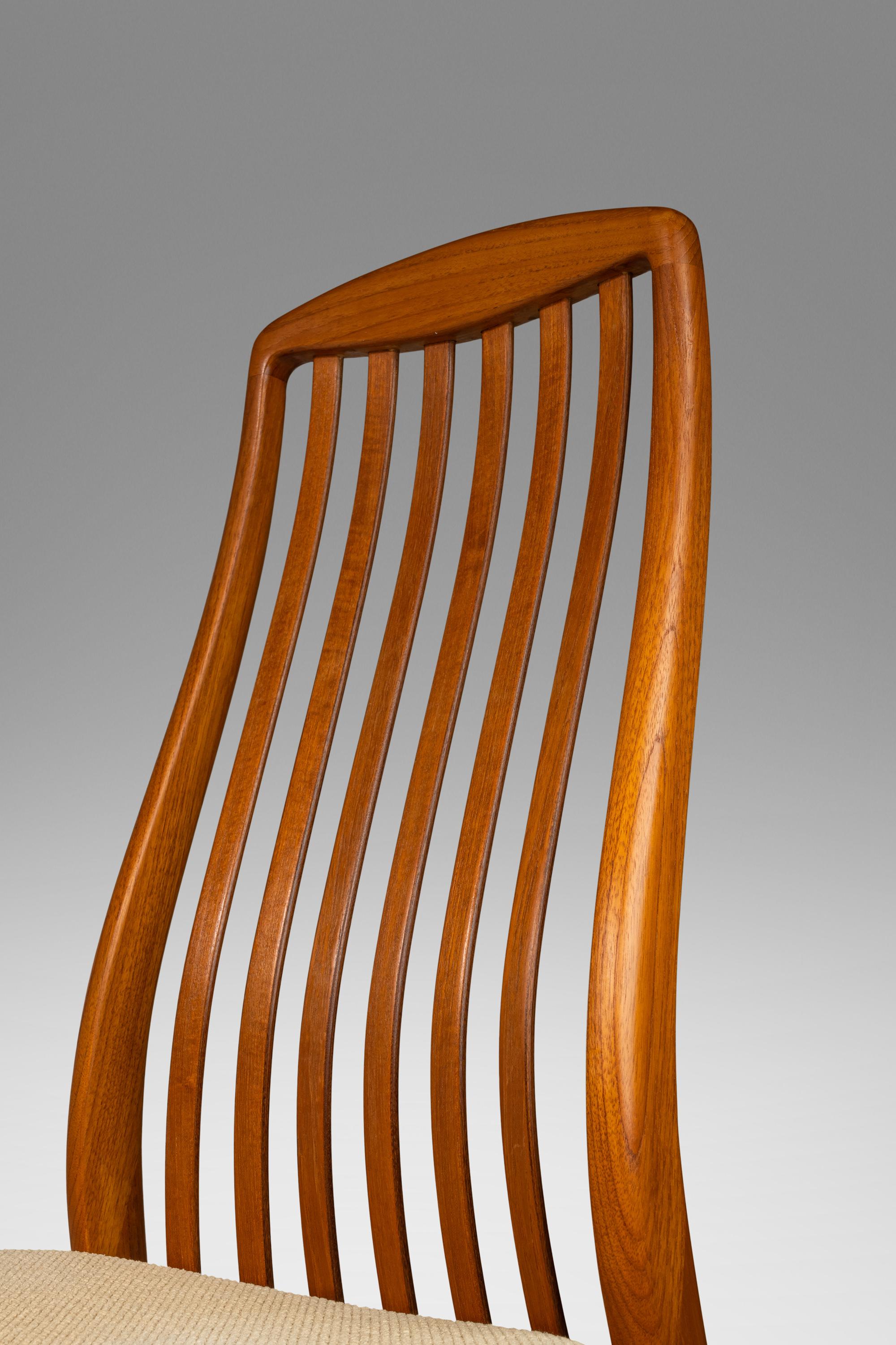 Set of 4 Dining Chairs by Preben Schou Andersen for Schou Andersen Møbelfabrik 2
