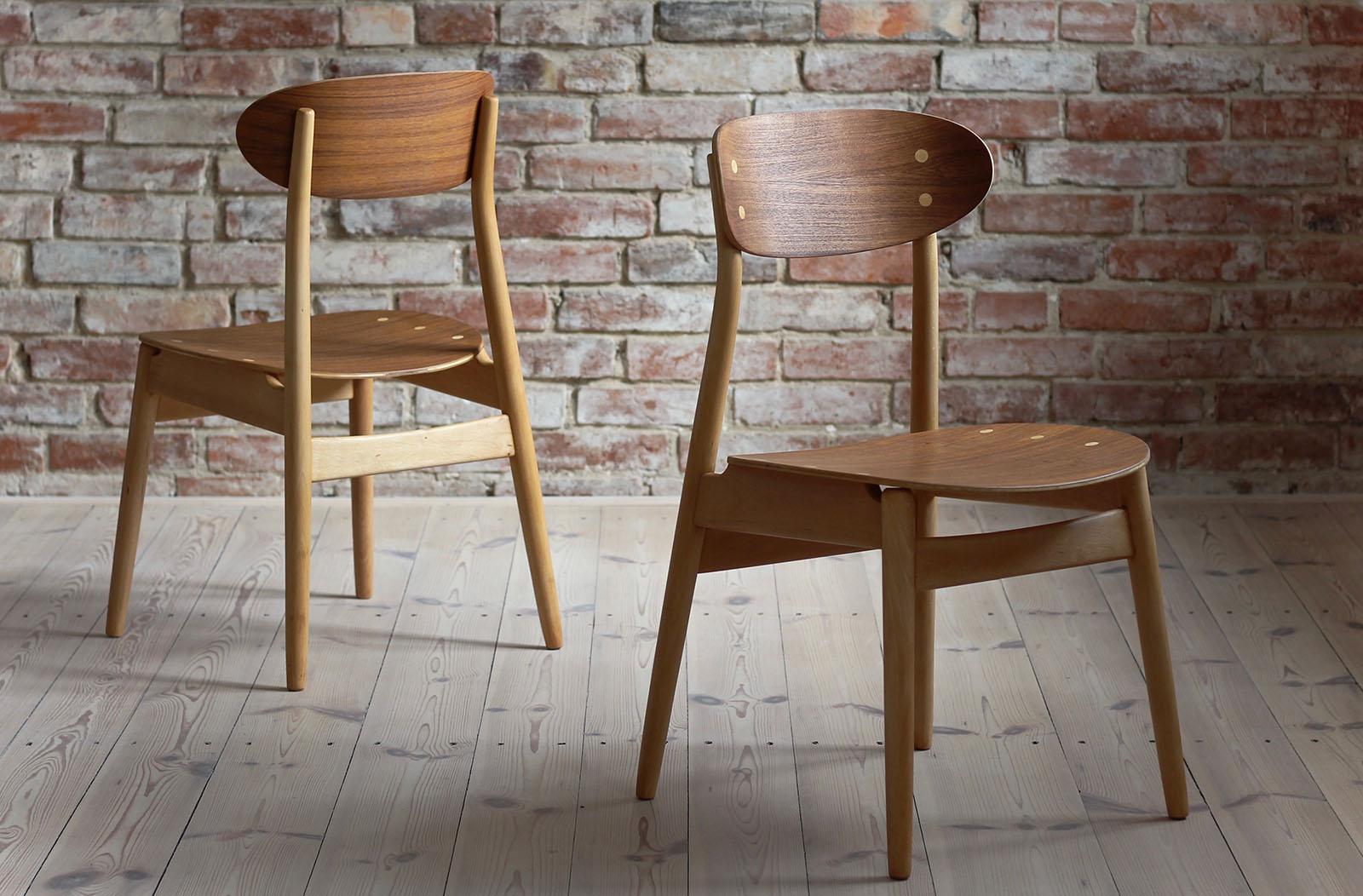 Swedish Set of 4 Dining Chairs by Sven Erik Fryklund for Hagafors, Sweden, 1960s