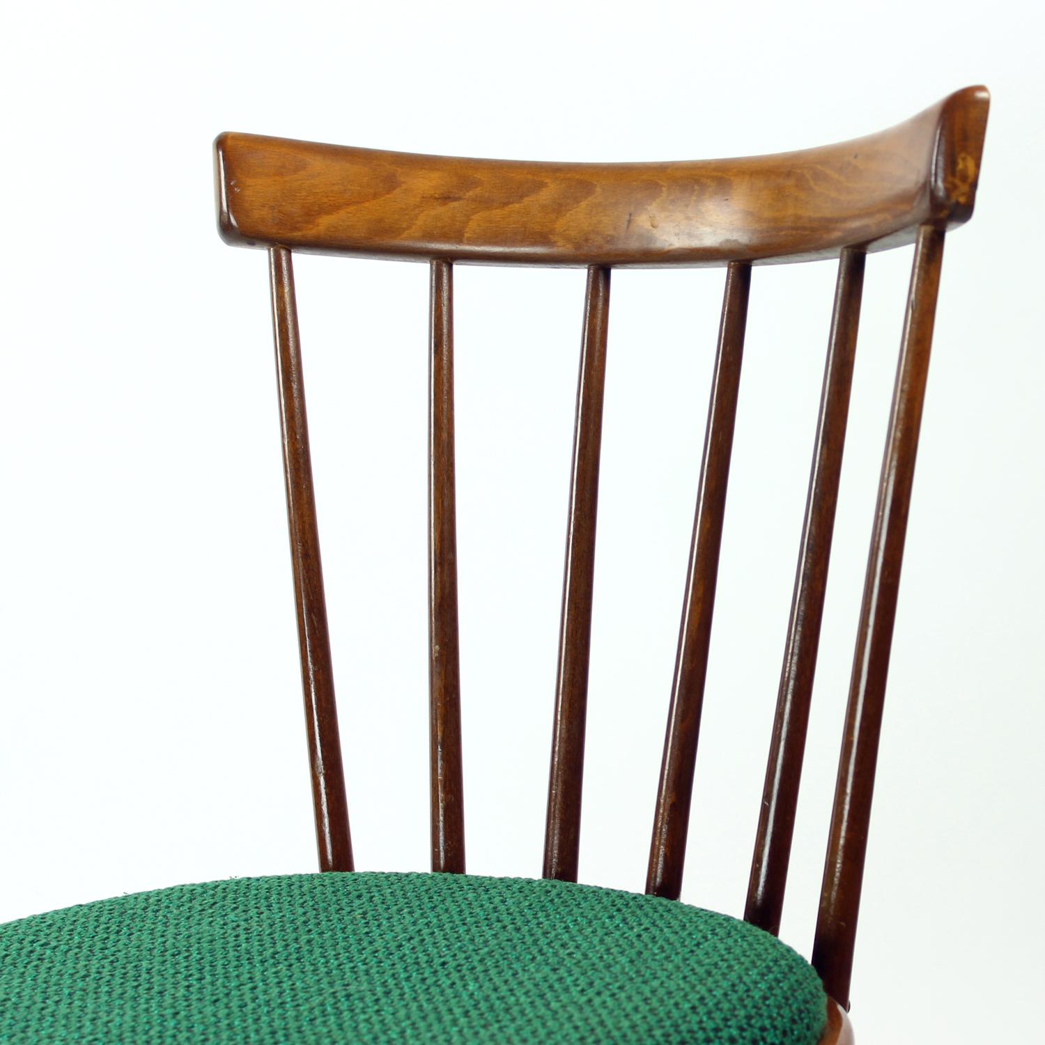 Juego De 4 Sillas De Comedor De Tatra, Checoslovaquia Años 60 en venta 6