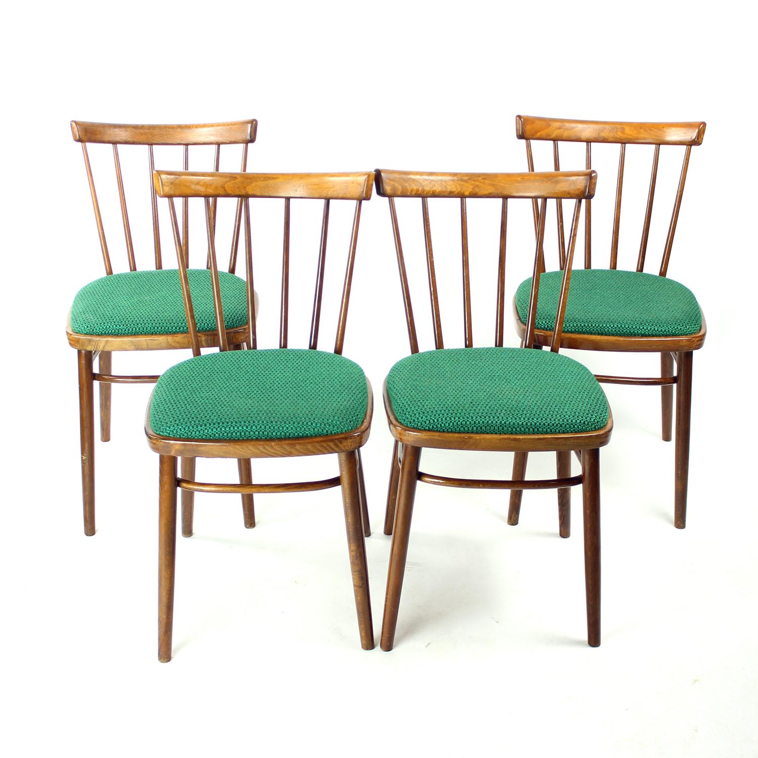 Juego De 4 Sillas De Comedor De Tatra, Checoslovaquia Años 60 Moderno de mediados de siglo en venta