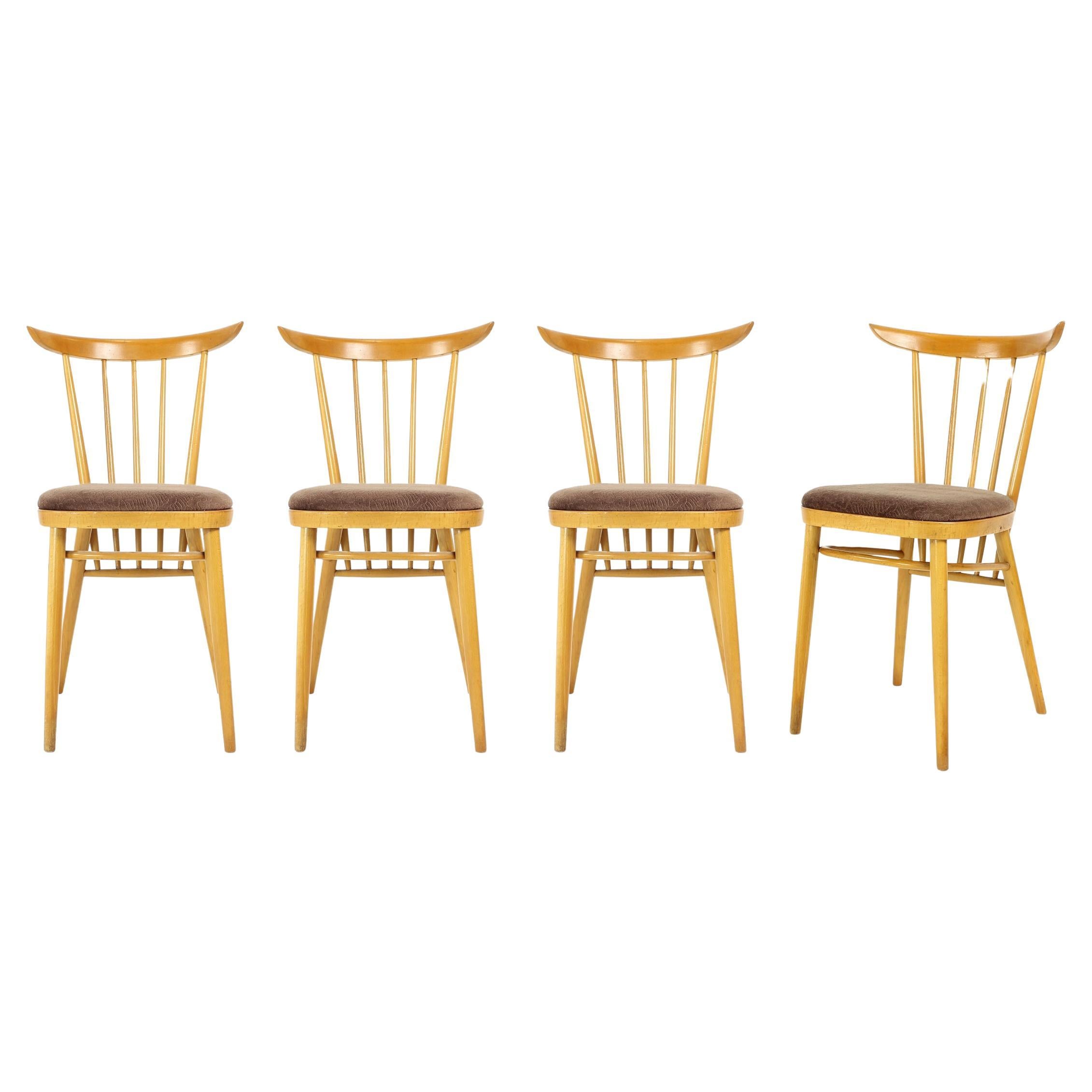 Set di 4 sedie da pranzo di Tatra, Cecoslovacchia 1960