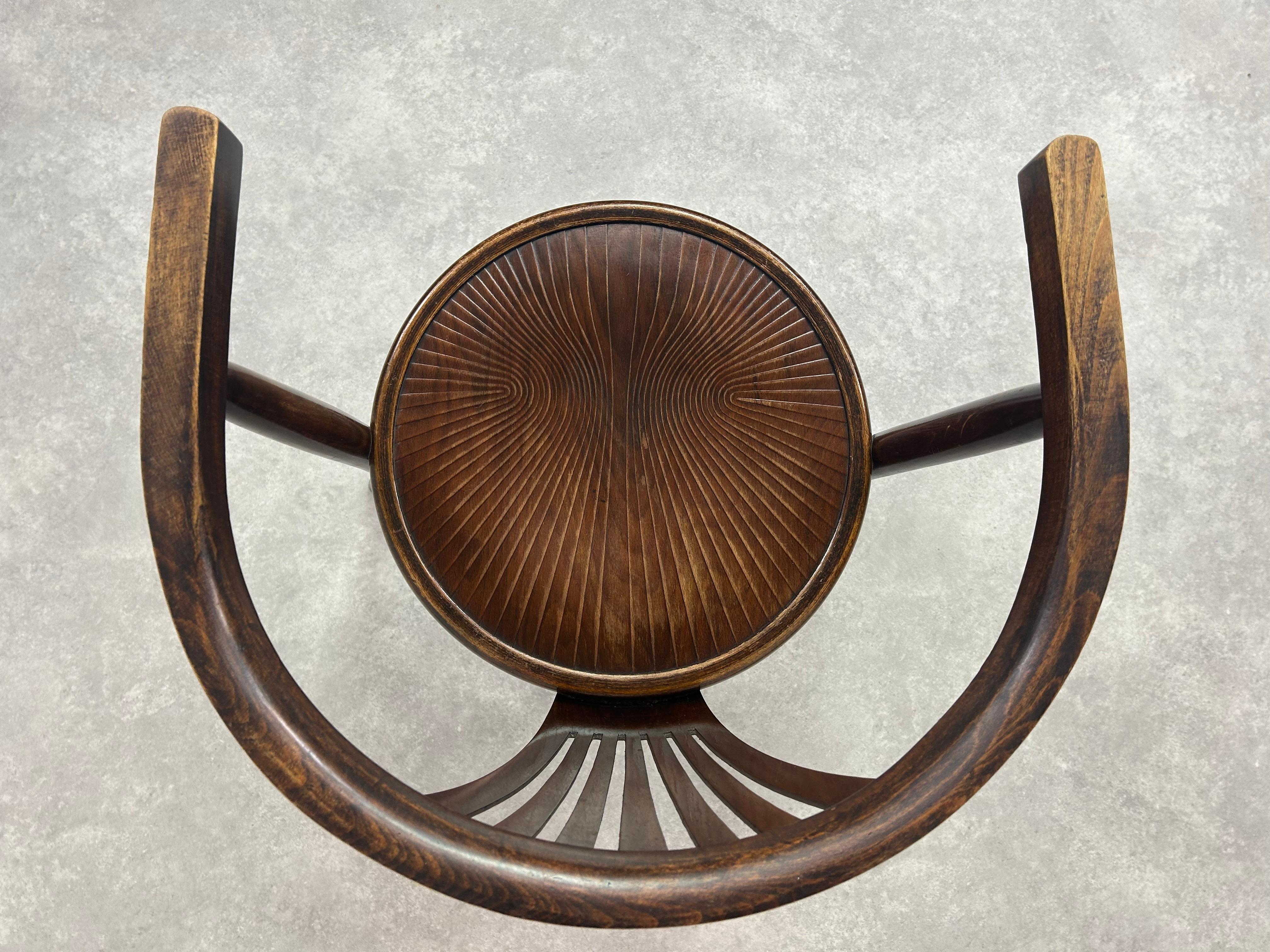 Set di 4 sedie da pranzo di Thonet Debrecen in vendita 3