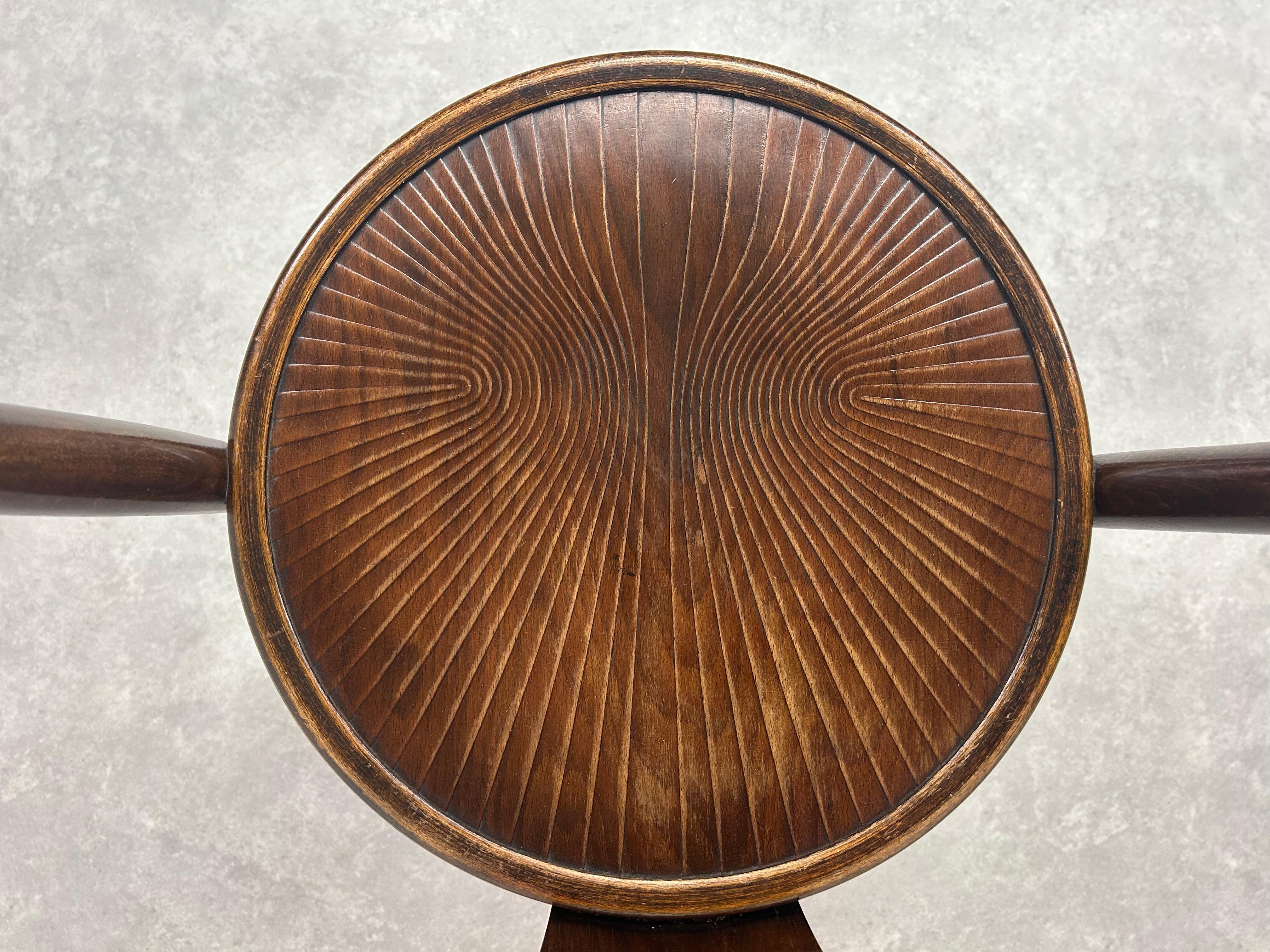 Set di 4 sedie da pranzo di Thonet Debrecen in vendita 4