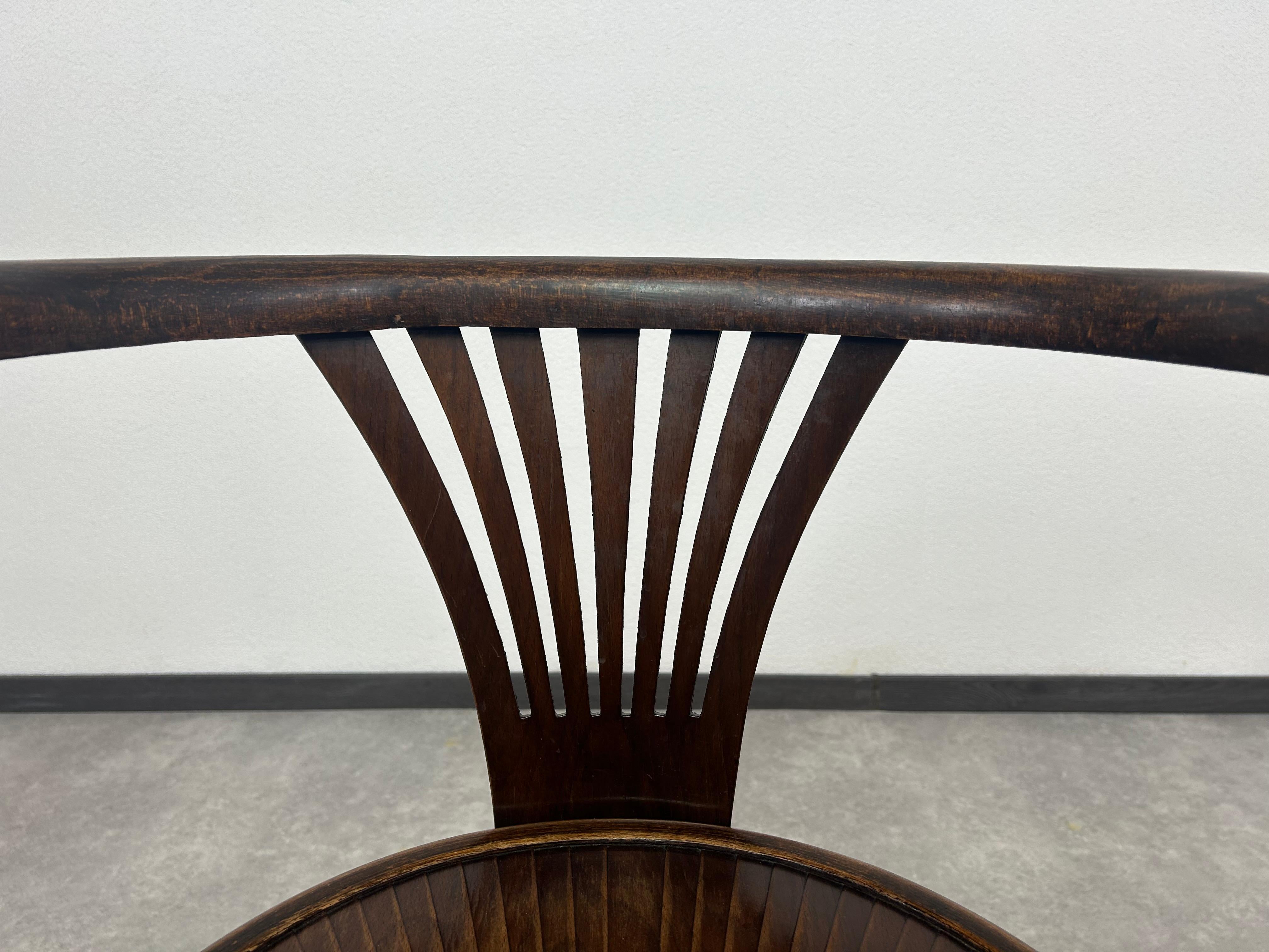 Faggio Set di 4 sedie da pranzo di Thonet Debrecen in vendita