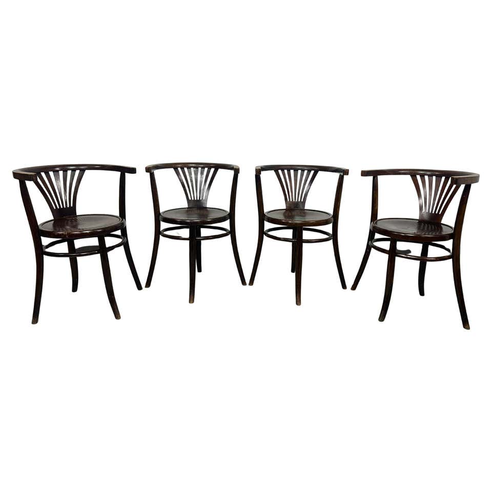 1950 s Bentwood Debrecen Dining Arm Chairs Set Of Four For Sale At 1950-s-bentwood-debrecen-dining-arm-chairs-set-of-four-for-sale-at