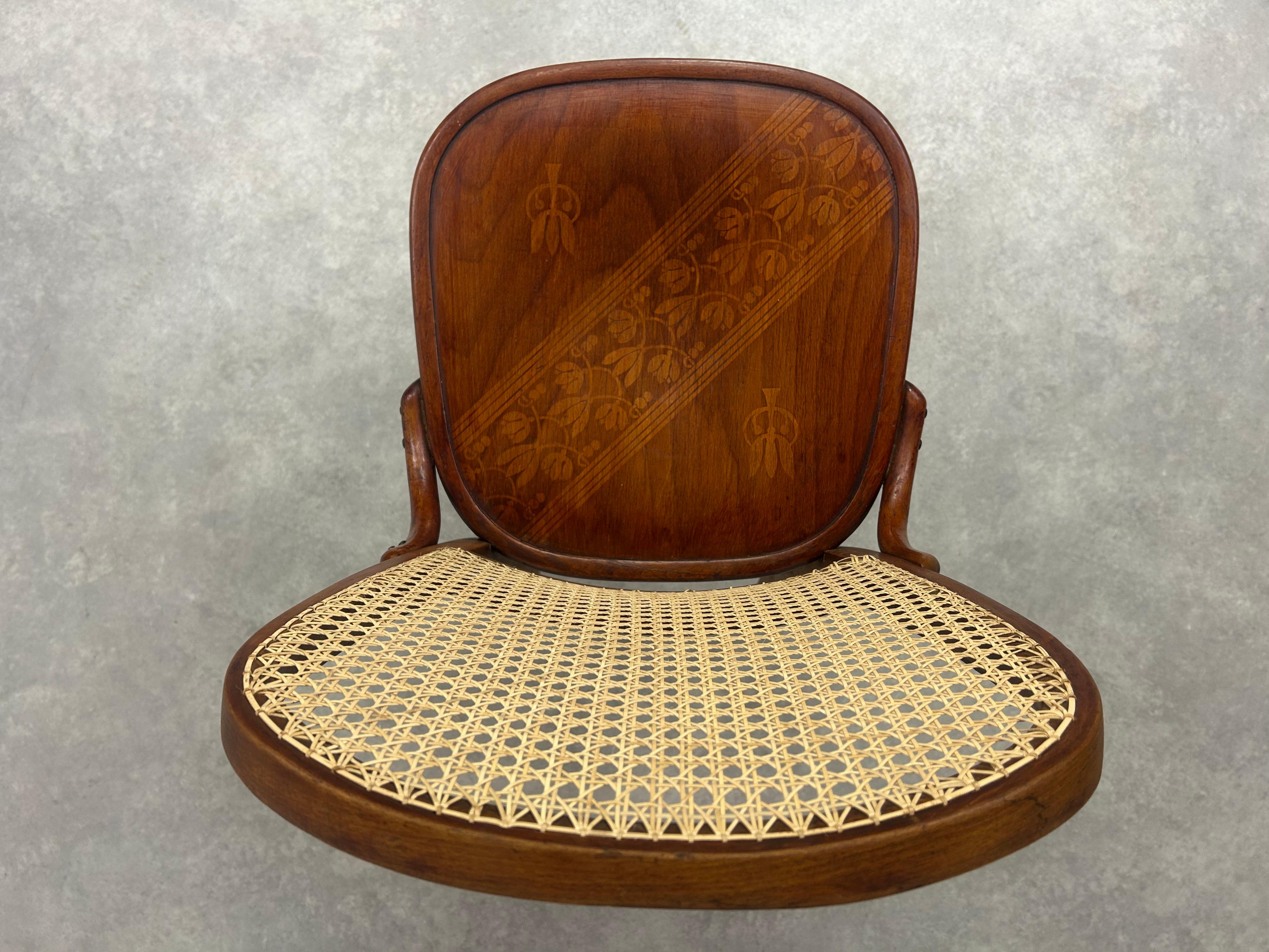 Set di 4 sedie da pranzo di Thonet in vendita 5