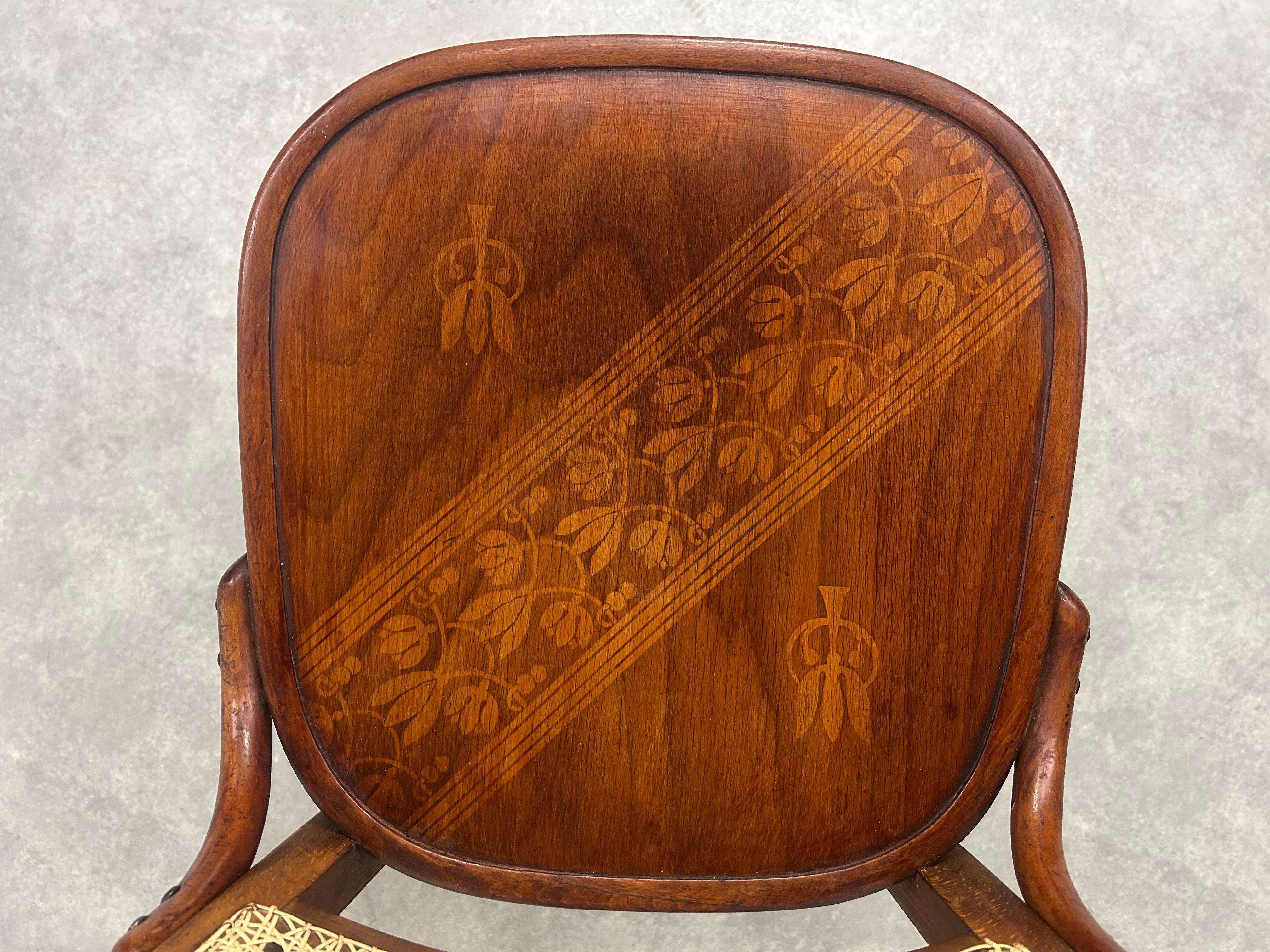 Set di 4 sedie da pranzo di Thonet in vendita 6