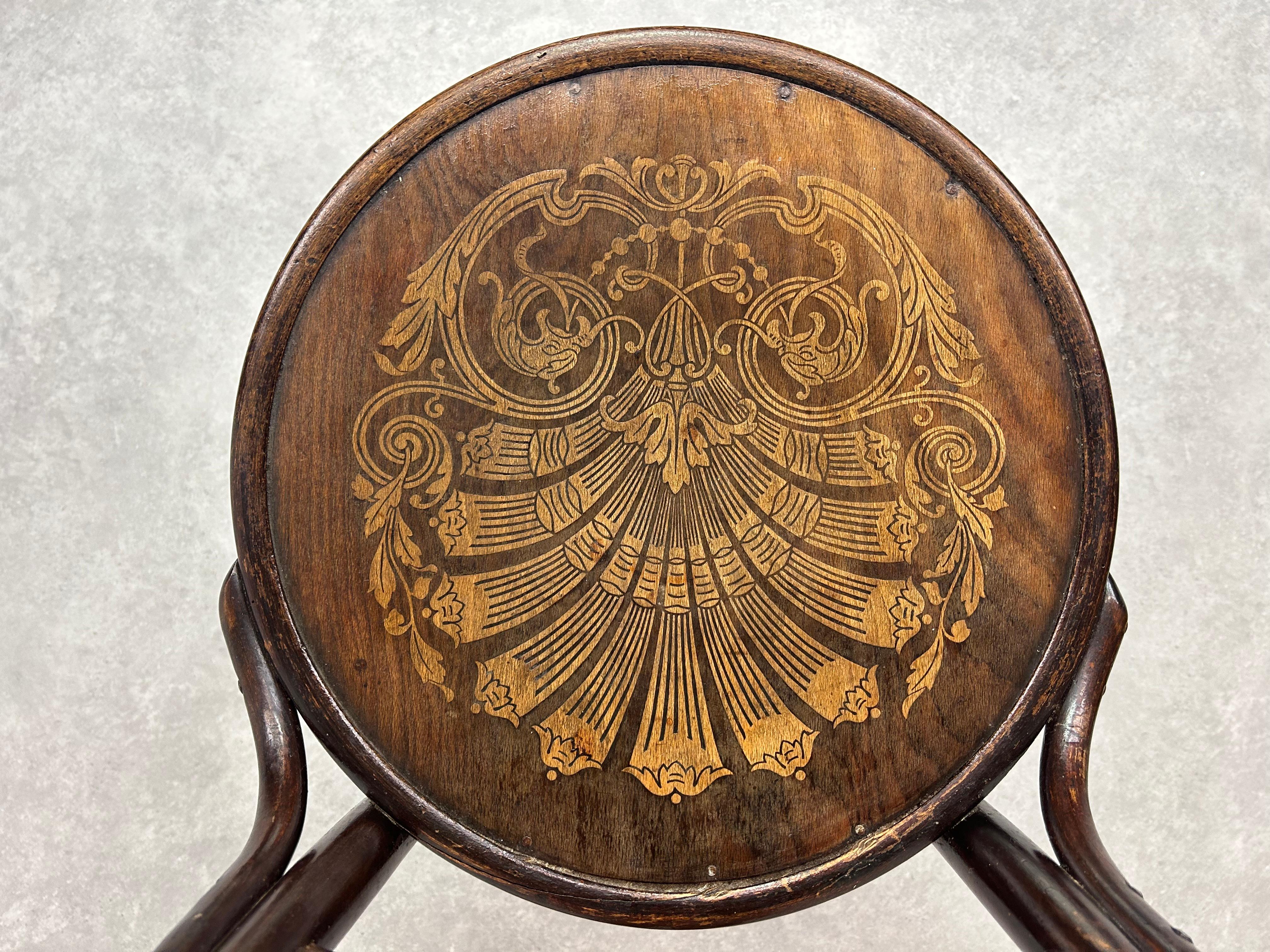 Juego de 4 sillas de comedor de Thonet Mundus 1