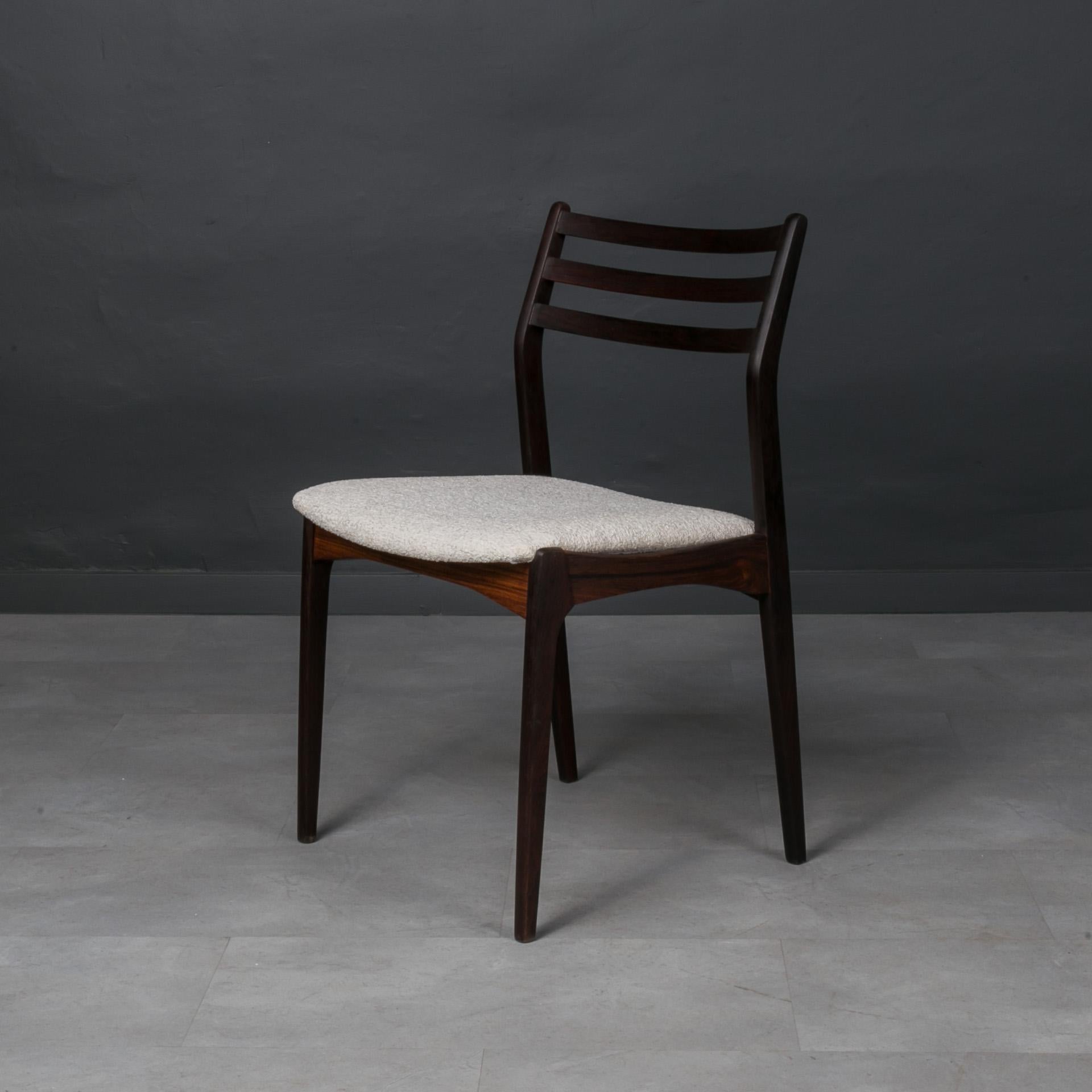Set of 4 Dining Chairs by Vestervig Eriksen, 1960s, Fully Renovated 3