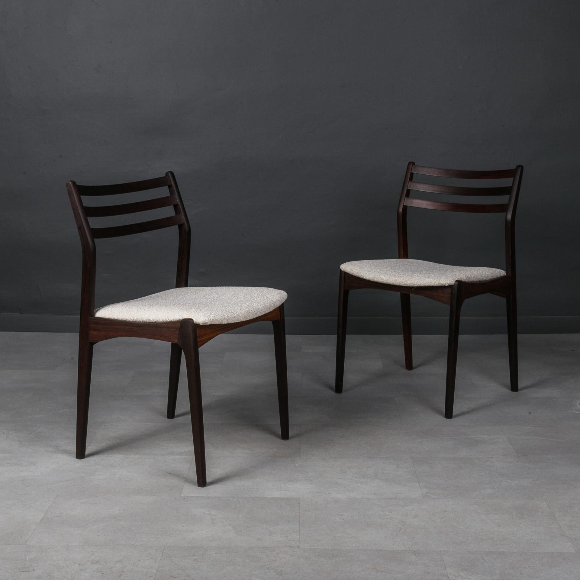Bentwood Set of 4 Dining Chairs by Vestervig Eriksen, 1960s, Fully Renovated For Sale