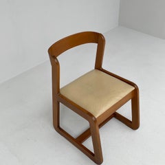 Ensemble de 4 chaises de salle à manger par Willy Rizzo pour Mario Sabot, années 70