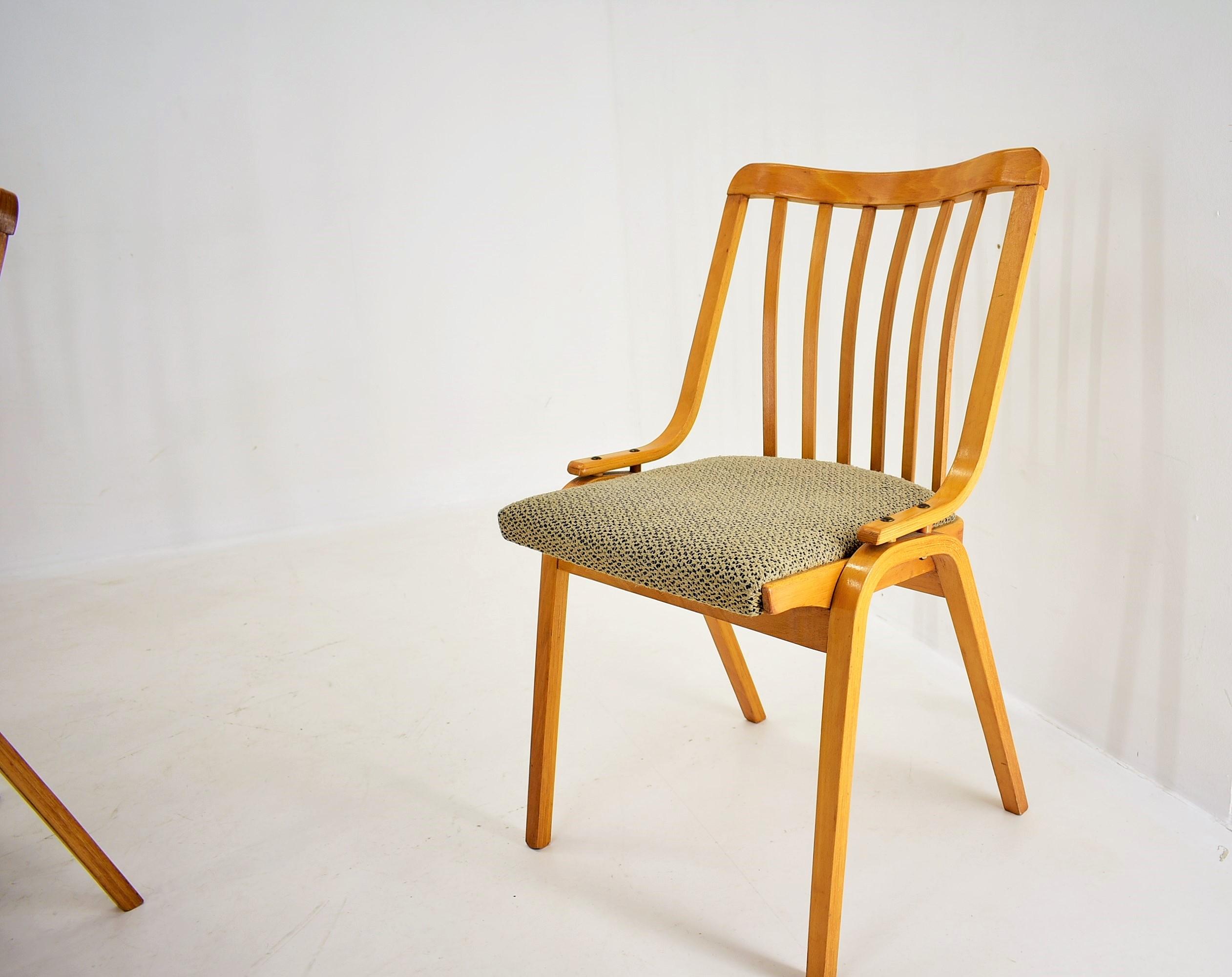 Ensemble de 4 chaises de salle à manger Design/One, années 1960 en vente 1