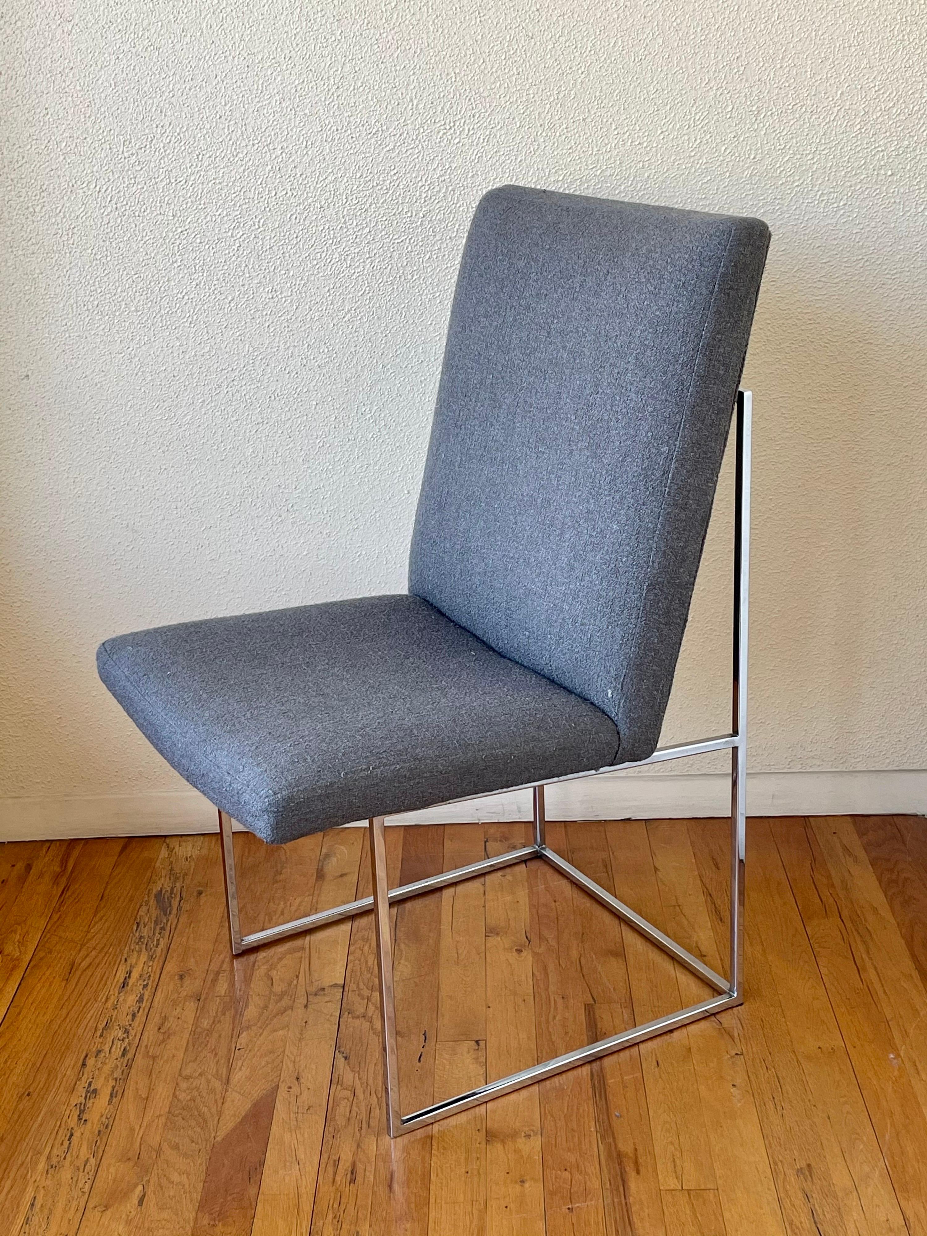 Post-Modern Set of 4 Dining Chairs Designed by Milo Baughman