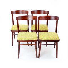 Set of 4 Dining Chairs in Oak by Ton, Czechoslovakia, 1960s