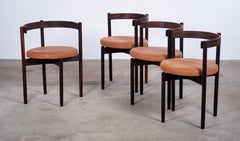 Set of 4 Dining Chairs in Rosewood by Hugo Frandsen for Børge M.S, Denmark