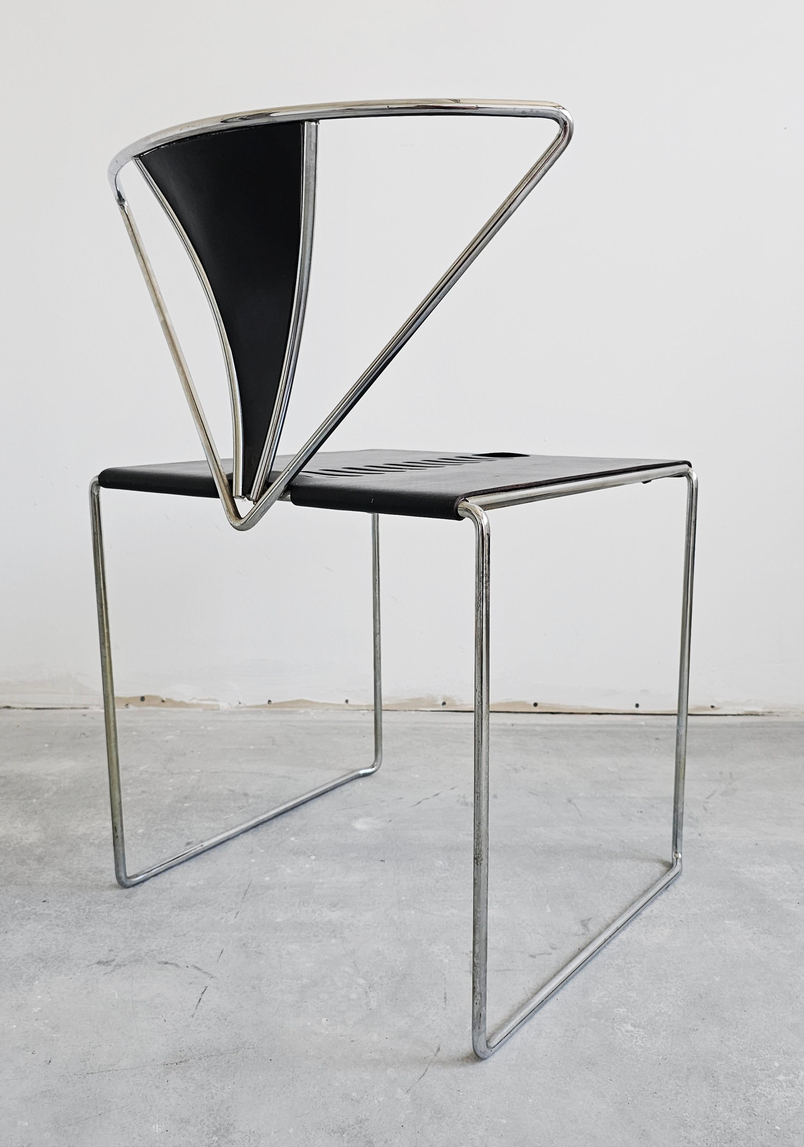 Ensemble de 4 chaises de salle à manger Side conçu par Kazuhide Takahama pour Gavina, Italie en vente 6
