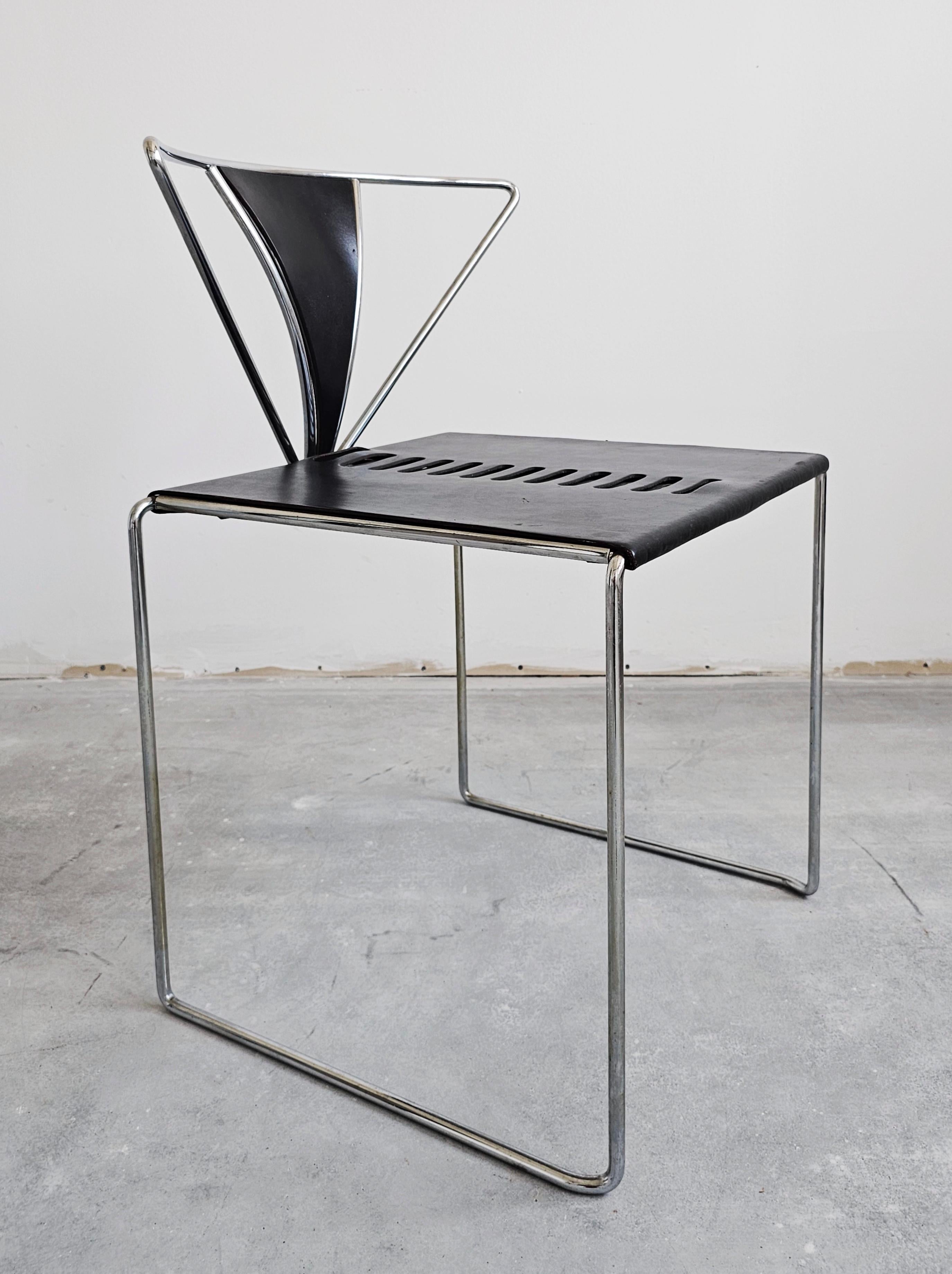 Ensemble de 4 chaises de salle à manger Side conçu par Kazuhide Takahama pour Gavina, Italie en vente 8