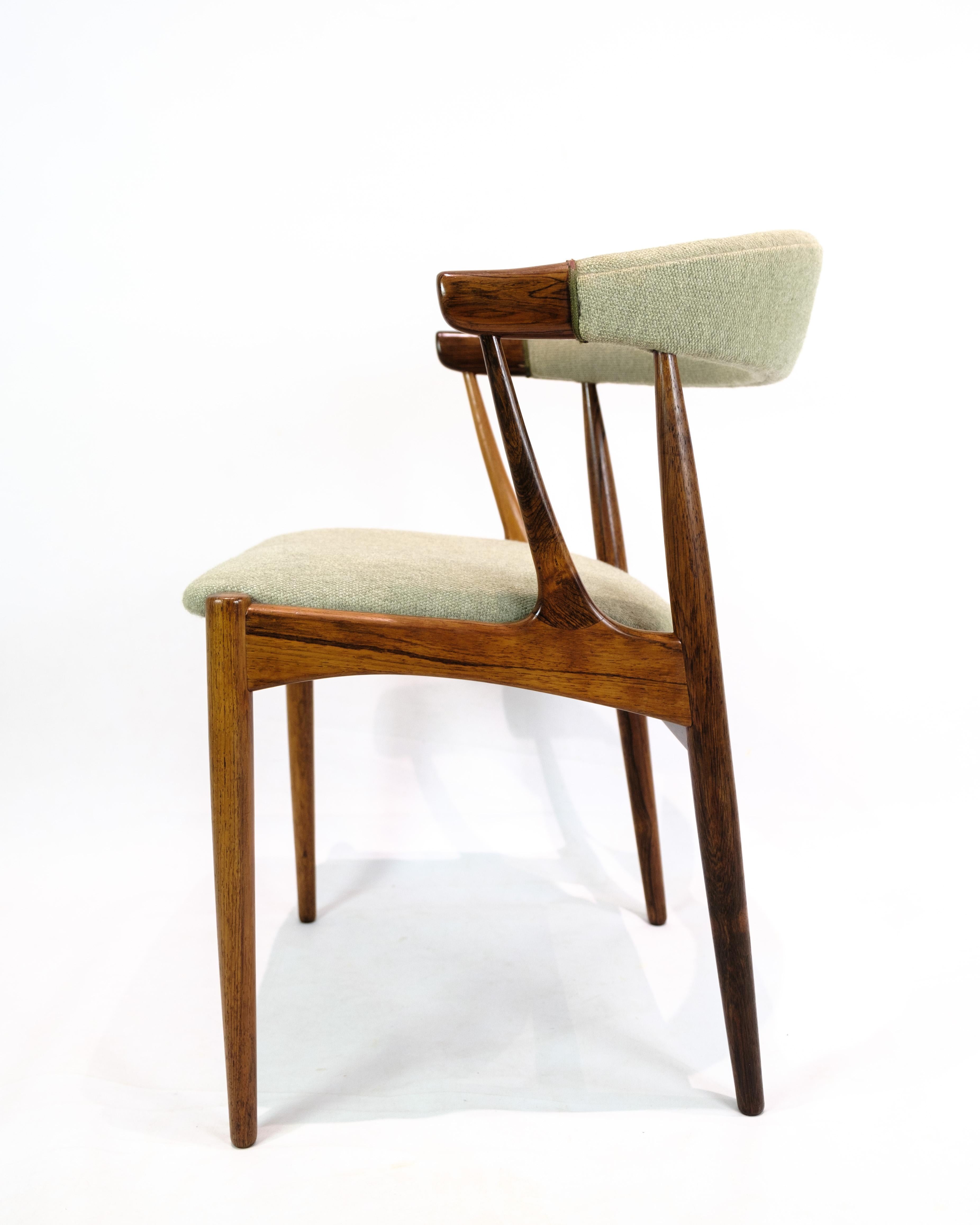 Set Of 4 Dining Chairs Made In Rosewood By Johannes Andersen From 1960s In Good Condition In Lejre, DK