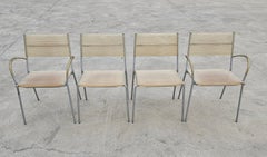 Set of 4 Dining Chairs "Miss B" by Tito Agnoli for Bonacina, Italy 1990s