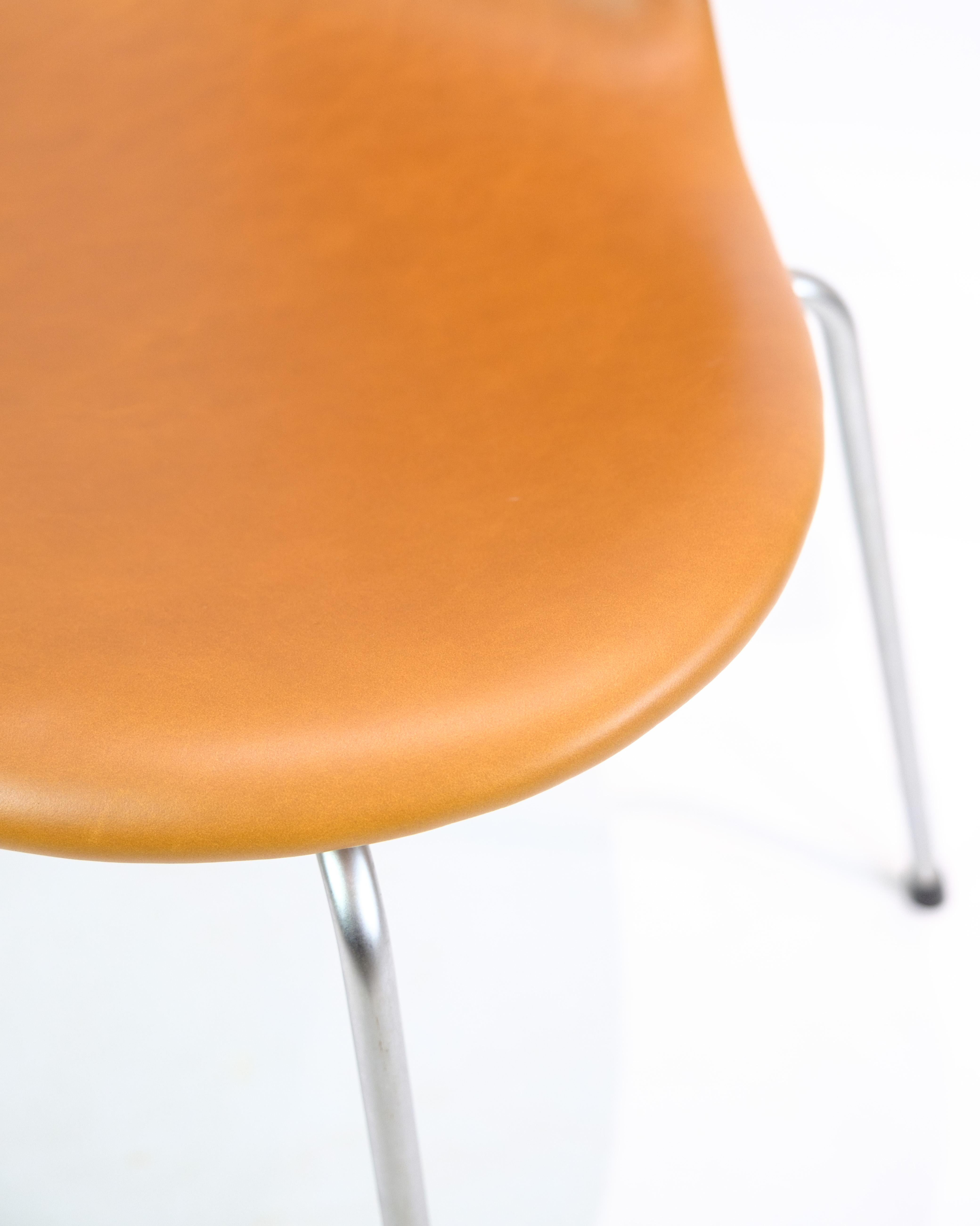 Ensemble de 4 chaises de salle à manger modèle 3108 Lily/Seagull d'Arne Jacobsen pour Fritz Hansen en vente 1