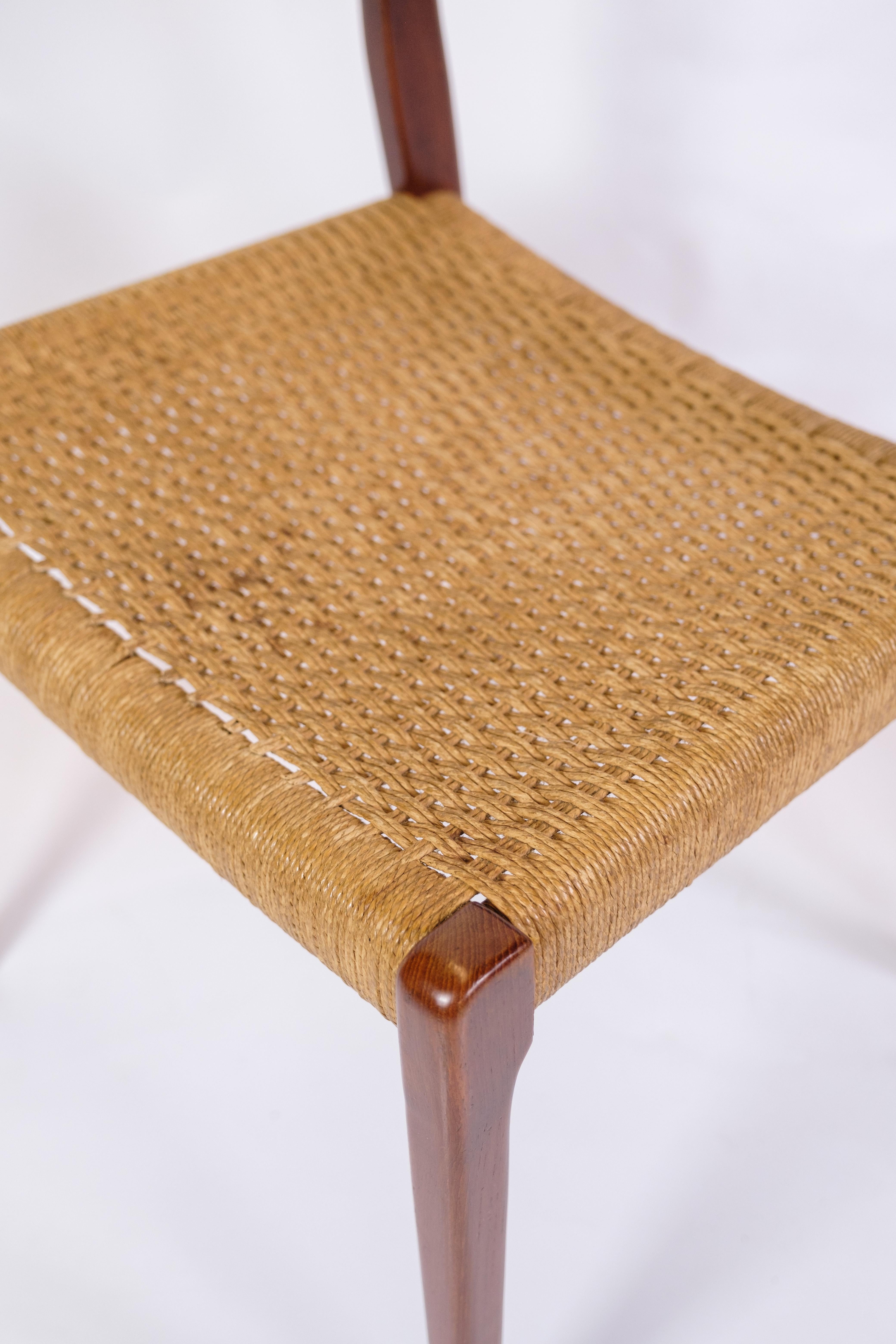 Set di 4 sedie da pranzo Model 71 in teak di Niels O. Møller degli anni '60 in vendita 4