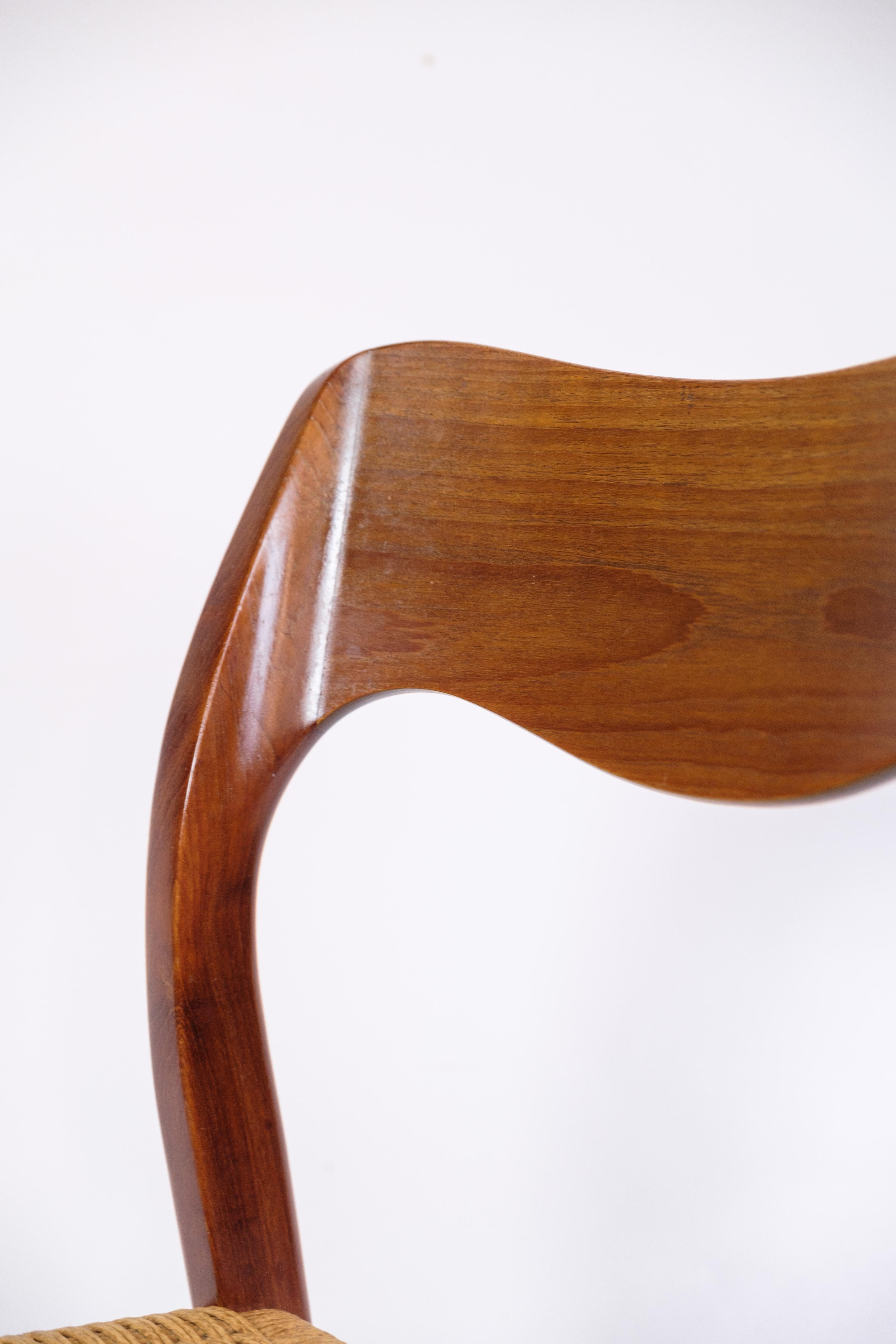Set di 4 sedie da pranzo Model 71 in teak di Niels O. Møller degli anni '60 in vendita 1