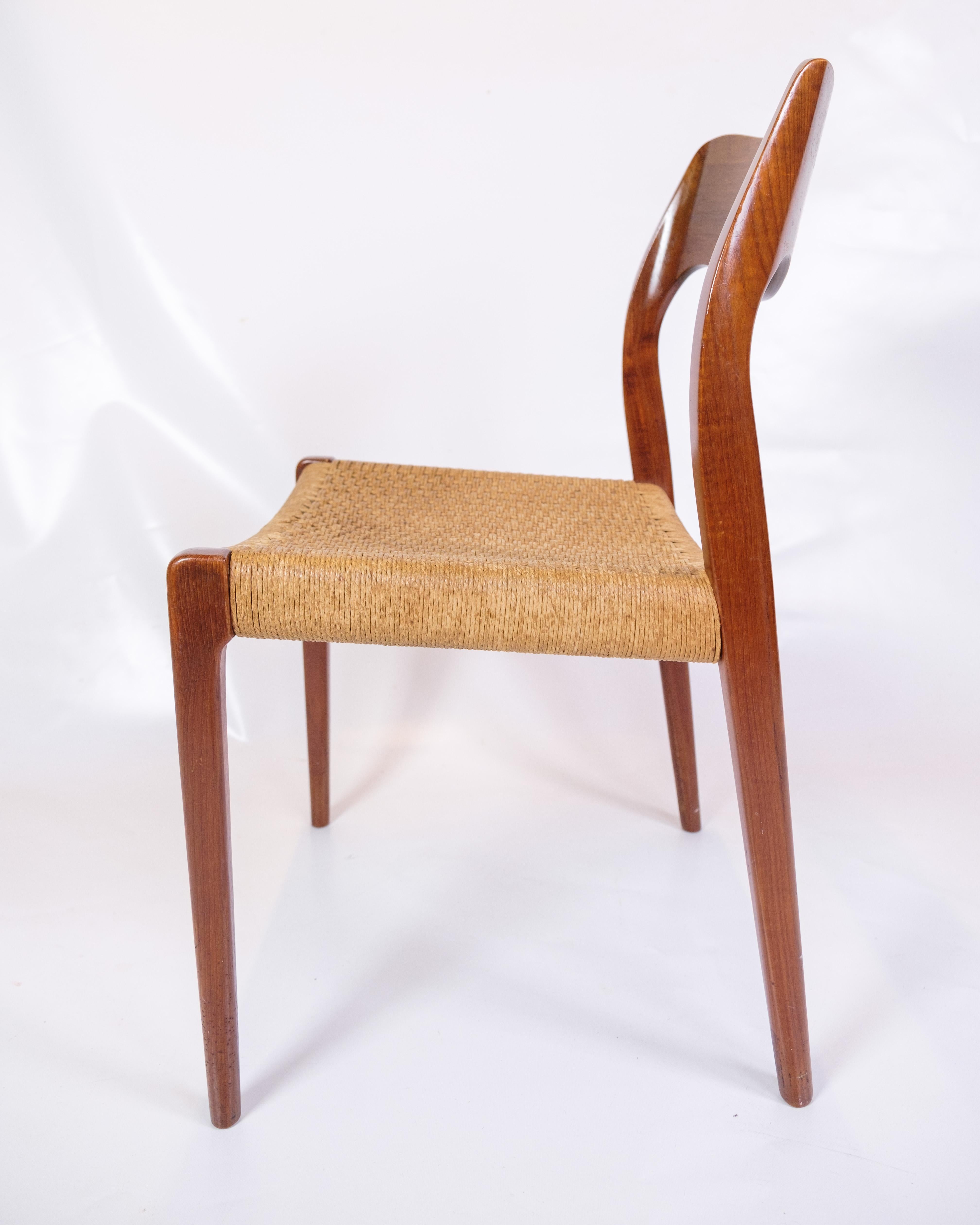 Set di 4 sedie da pranzo Model 71 in teak di Niels O. Møller degli anni '60 in vendita 2