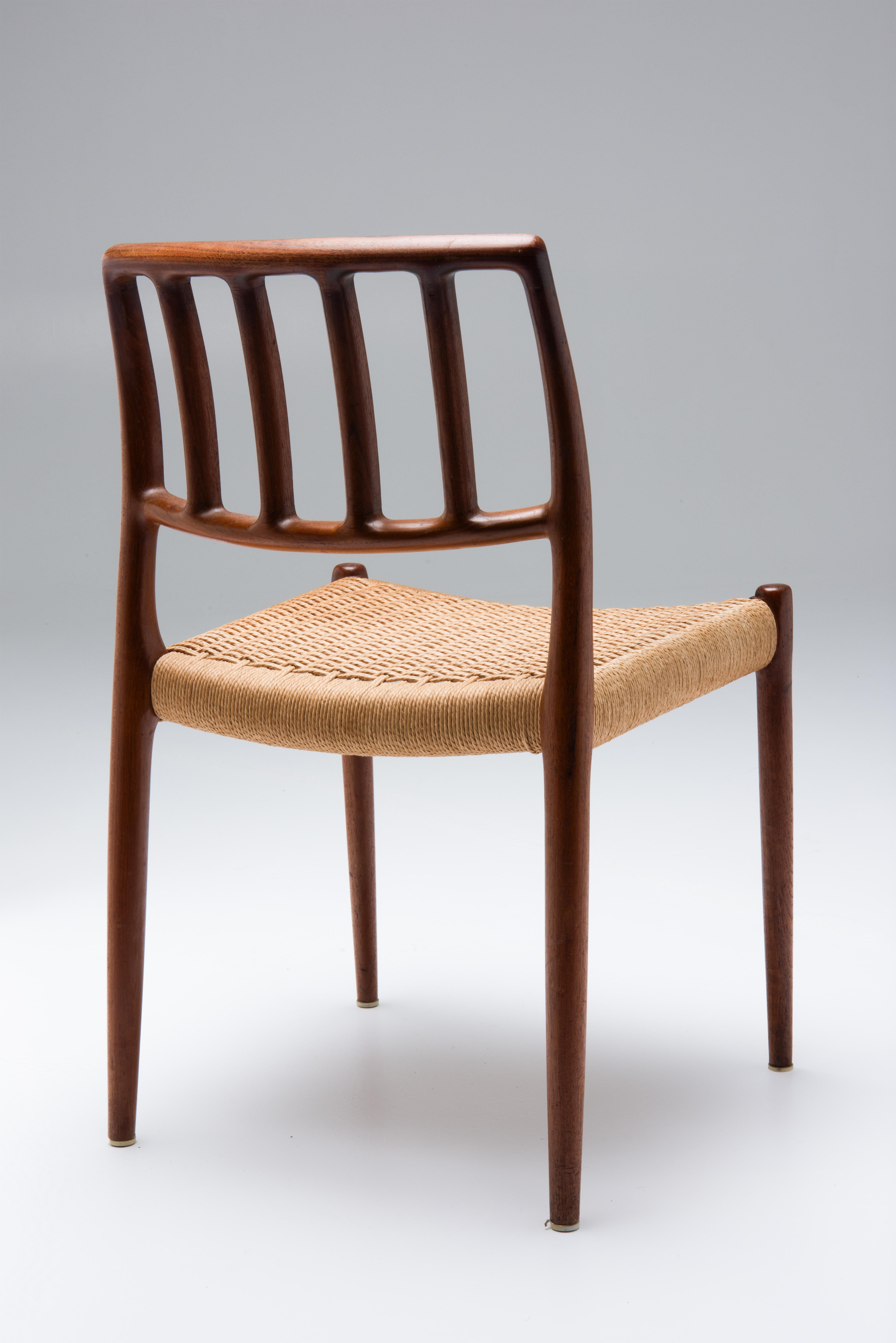 Ensemble de 4 chaises de salle à manger - Modèle 83 - Niels O. Møller Bon état à Antwerpen, BE