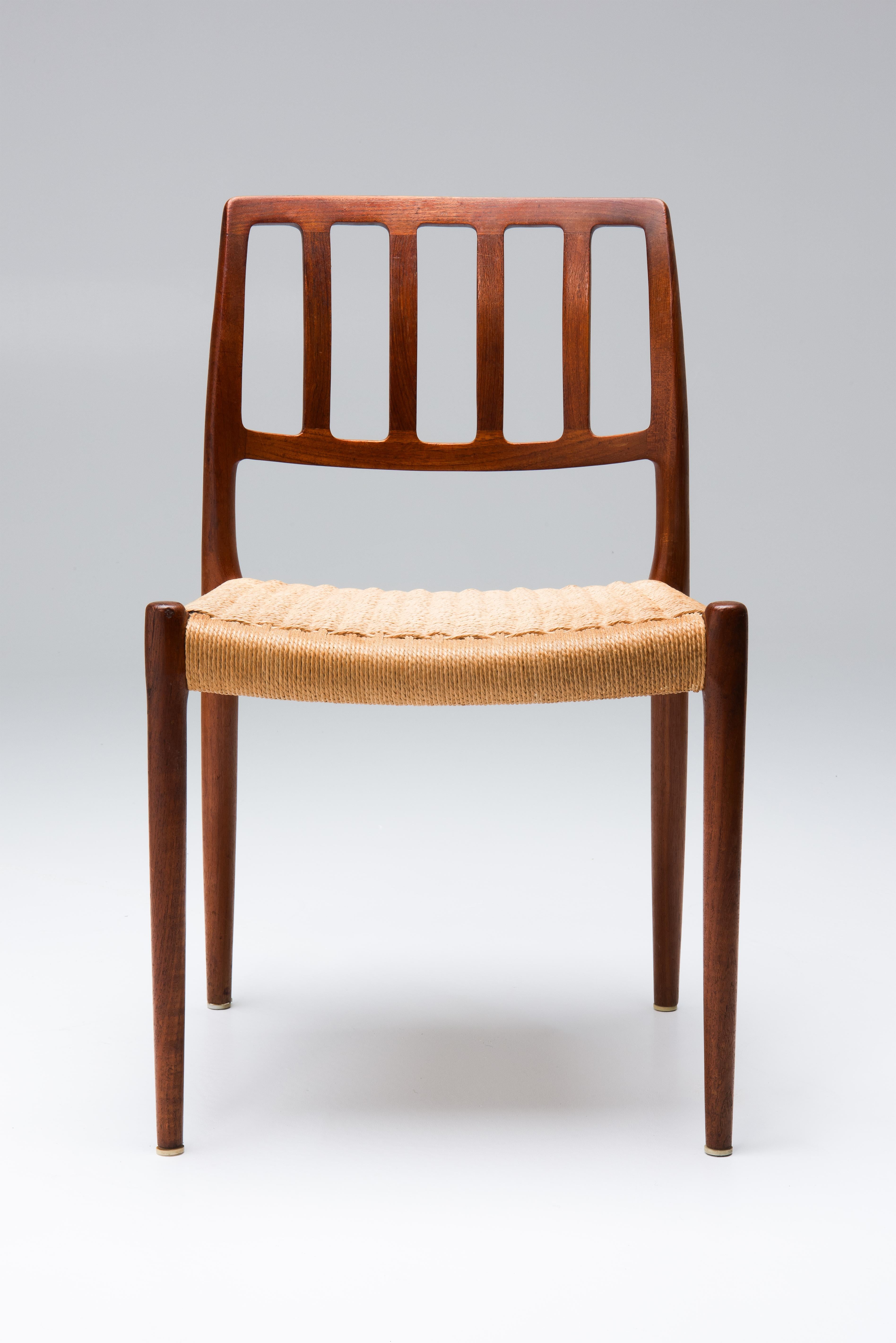Ensemble de 4 chaises de salle à manger - Modèle 83 - Niels O. Møller 1