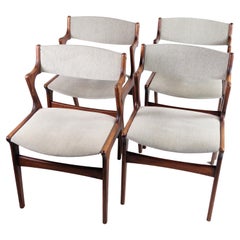 Vintage Set of 4 Dining Chairs, Teak, Nova Furniture, 1960