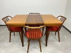 Set of 4 dining room chairs by Antonín Šuman for TON