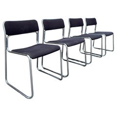 Set of 4 Dining Room Chairs by Walther Antonis for Spectrum