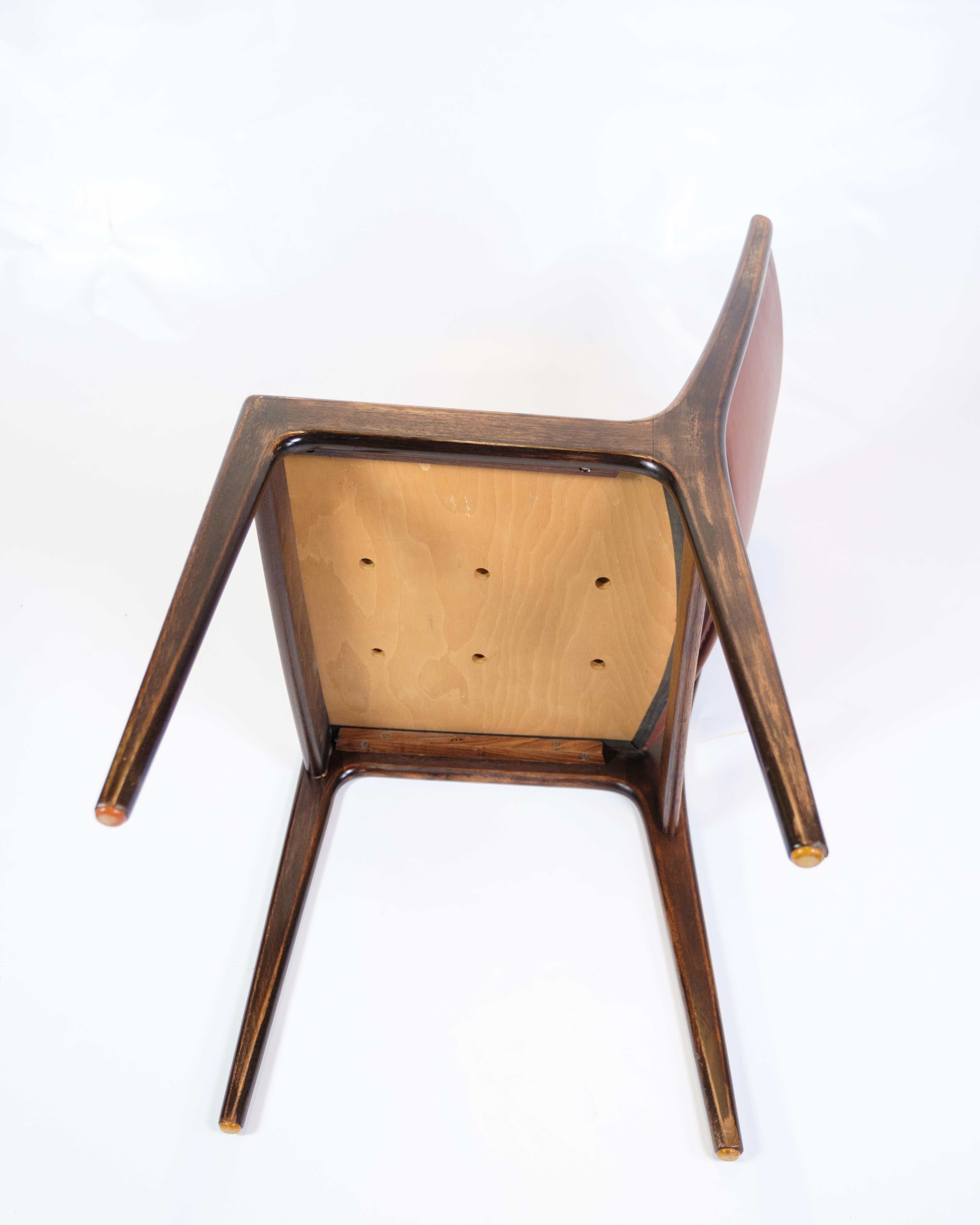 Ensemble de 4 chaises de salle à manger en bois de rose de Johannes Andersen des années 1960 en vente 2