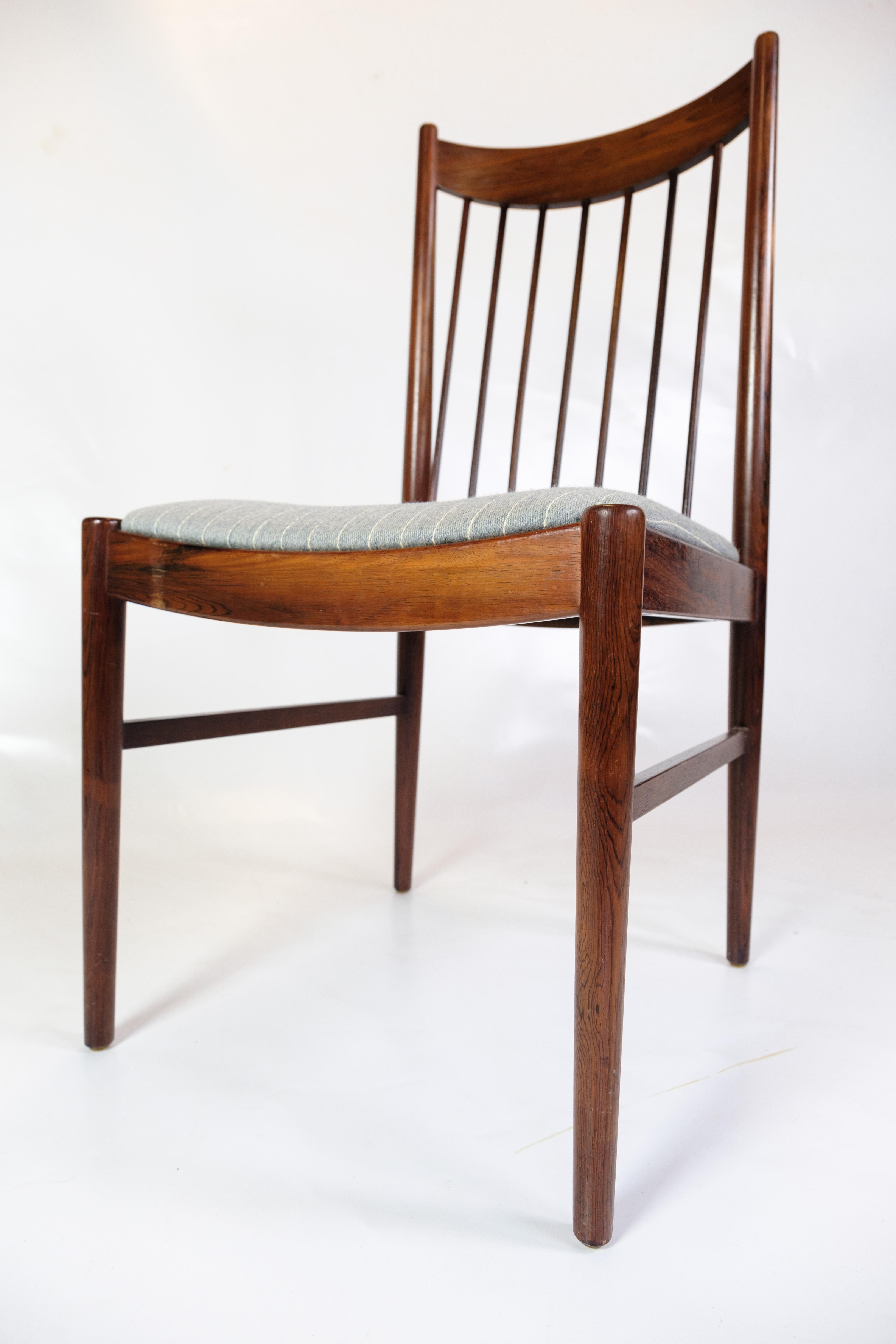 Set Of 4 Dining Room Chairs Model 422 Made In Rosewood By Arne Vodder From 1960s For Sale 3
