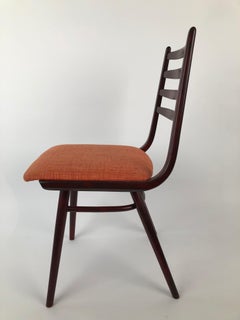 Set of 4 Dinning Chairs, 1970's, Thonet Factory
