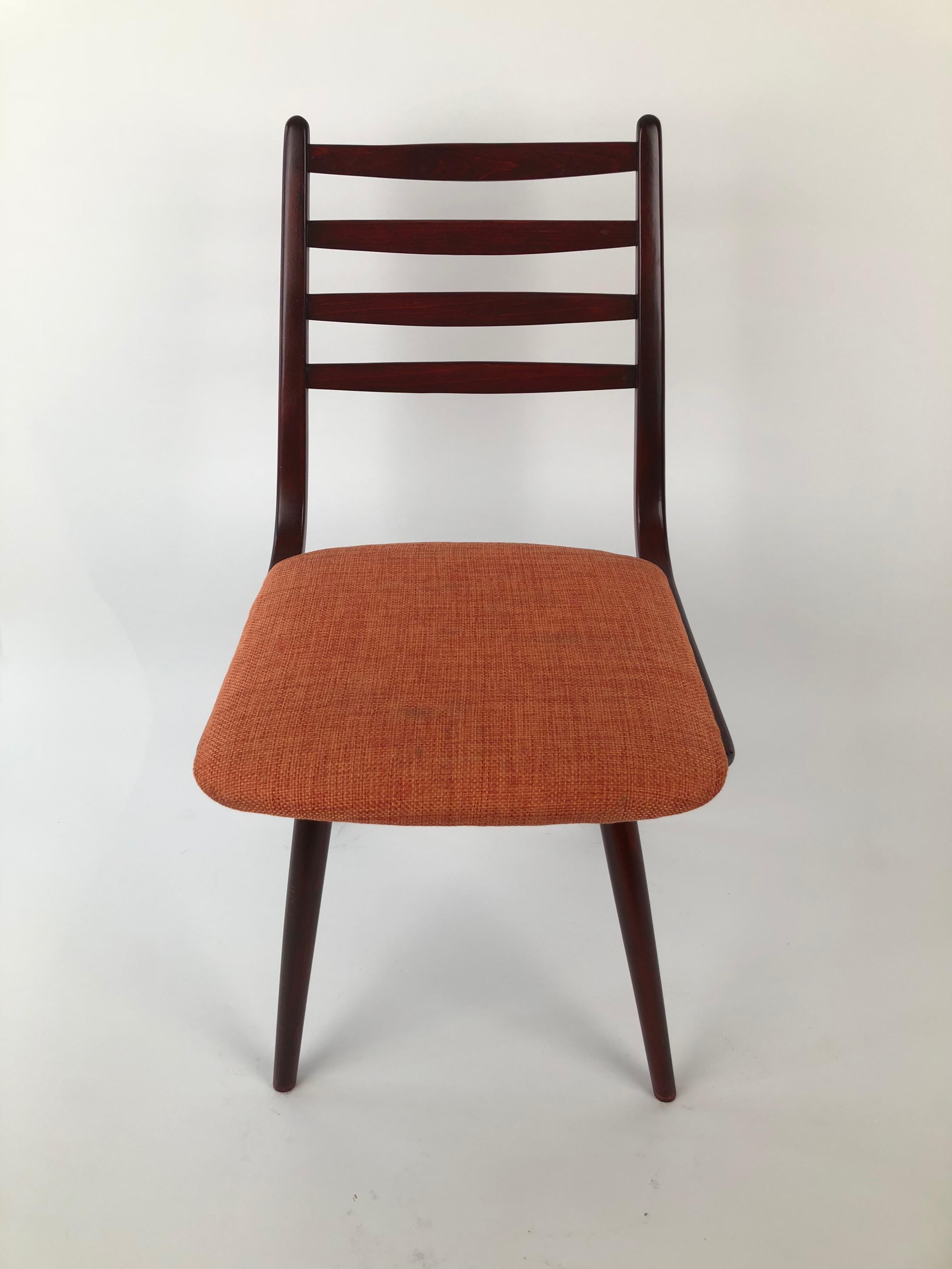 Set of 4 Dinning Chairs, 1970's, Thonet Factory In Good Condition For Sale In Vienna, Austria