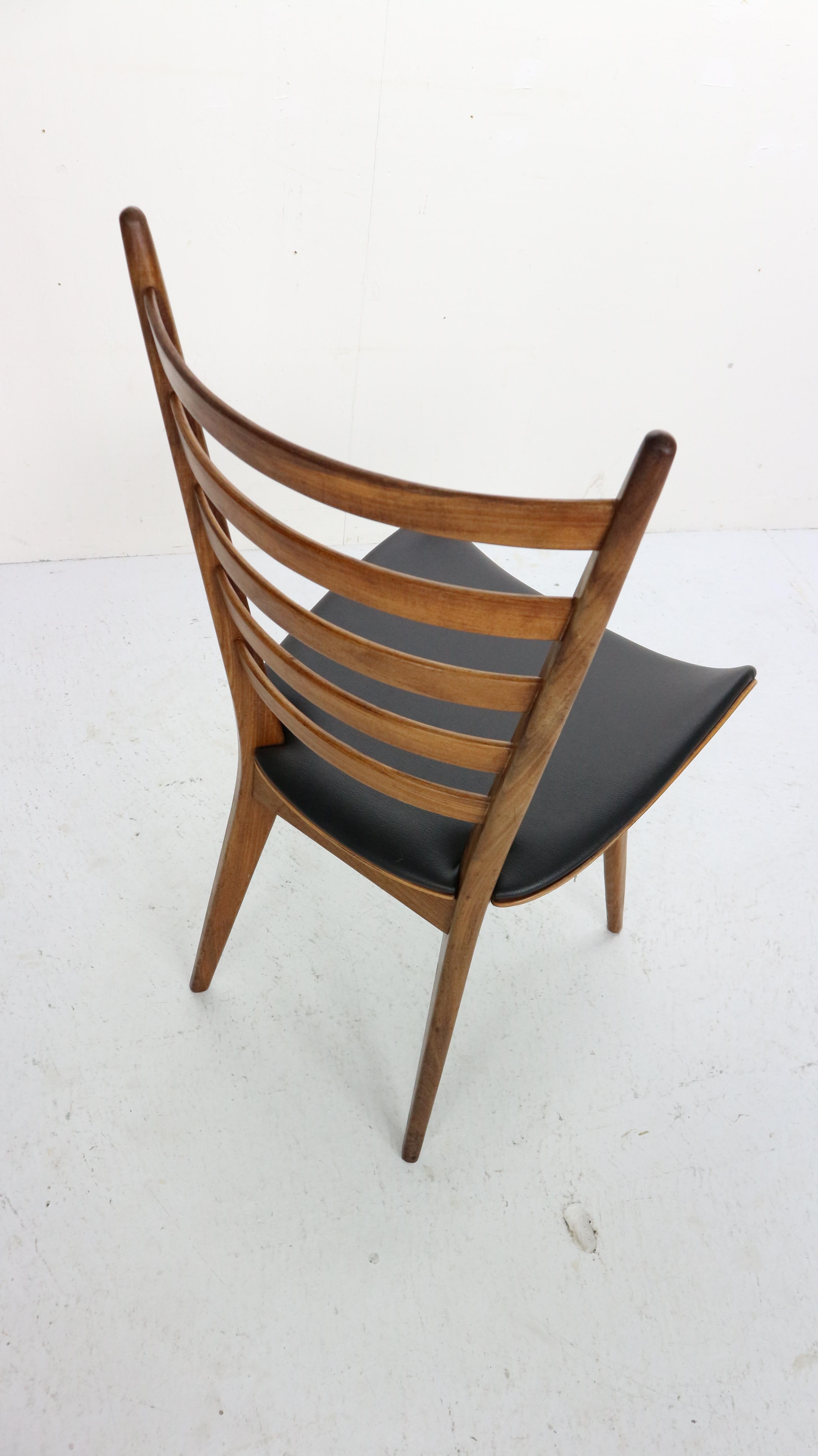 Set of 4 Dinning Room Chairs by Cees Braakman for Pastoe, 1960s Netherlands 6