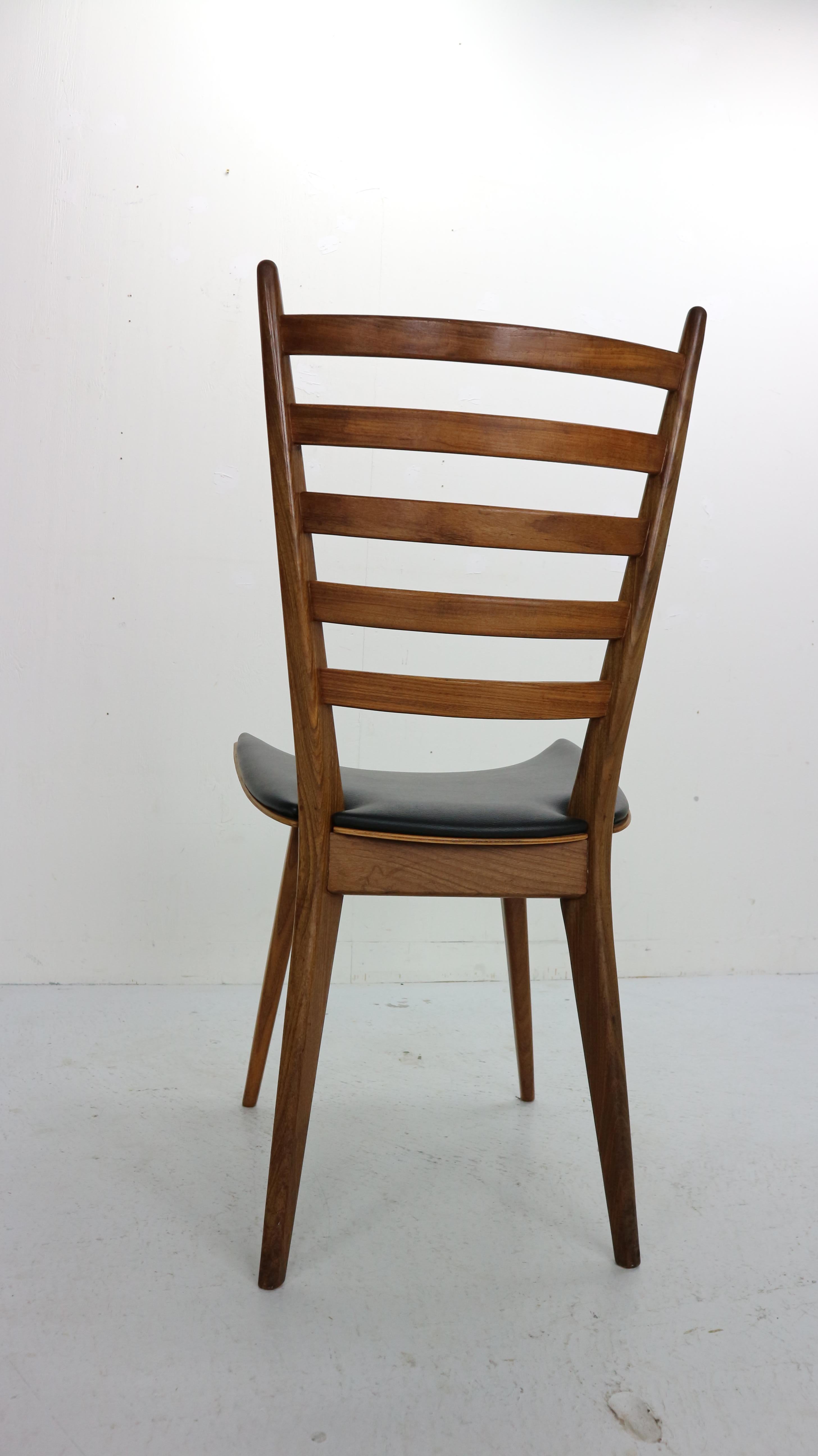 Set of 4 Dinning Room Chairs by Cees Braakman for Pastoe, 1960s Netherlands 7