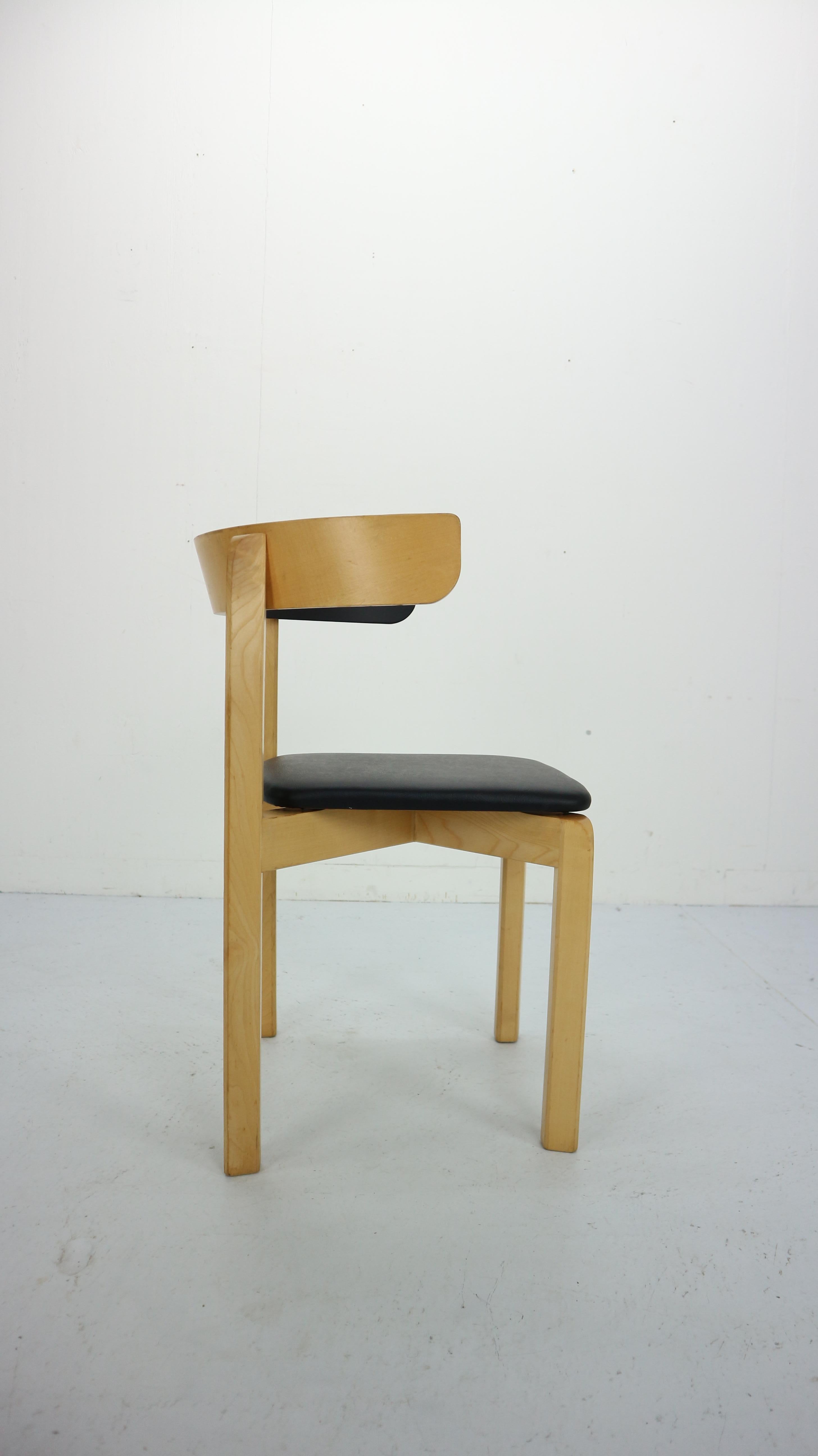 Set of 4 Dining Room Chairs by Jørgen Gammelgaard for Schiang Møbler, Denmark 4