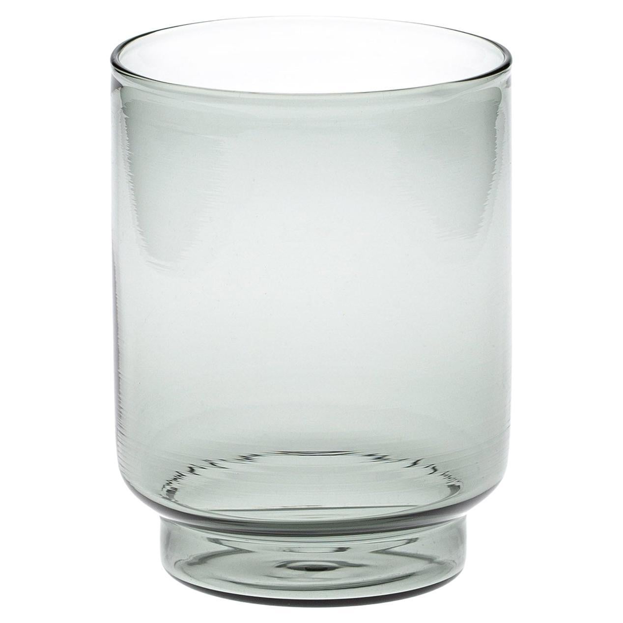 Set Of 4 Dolce Vita Grey Water Glasses For Sale