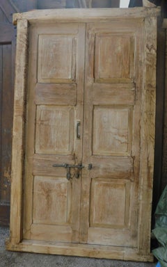 Set of 4 Doors Complete with Teak Frame, 3 arched, India '800